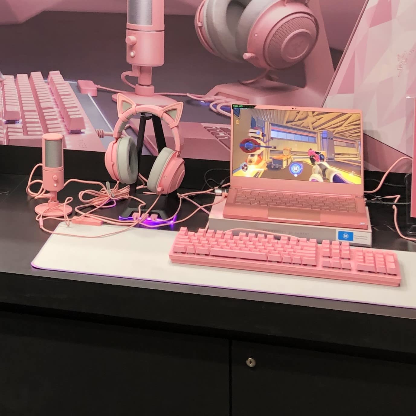 razer-kitty-ears-for-kraken-headsets-adjustable-water-resistant-accessory-quartz image 8