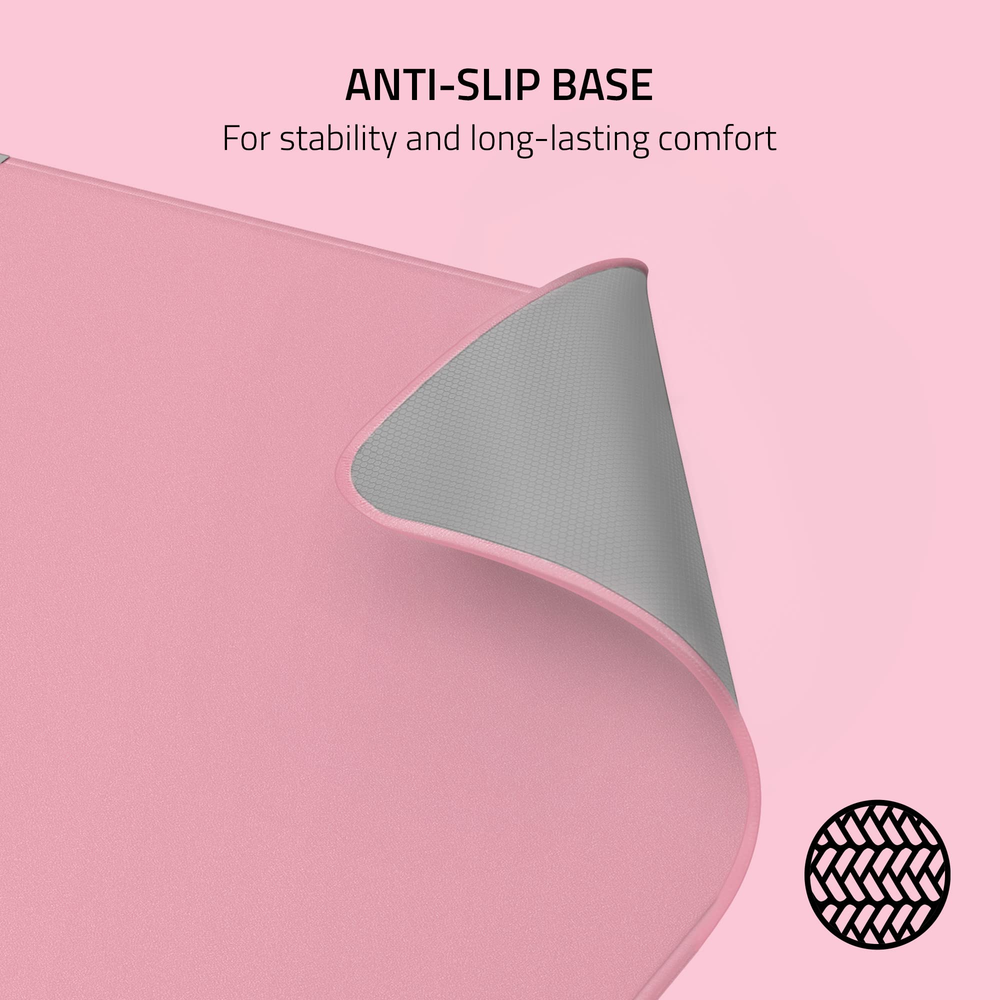 razer-strider-hybrid-mouse-mat-large-firm-gliding-surface-anti-slip-base-rollabl image 3