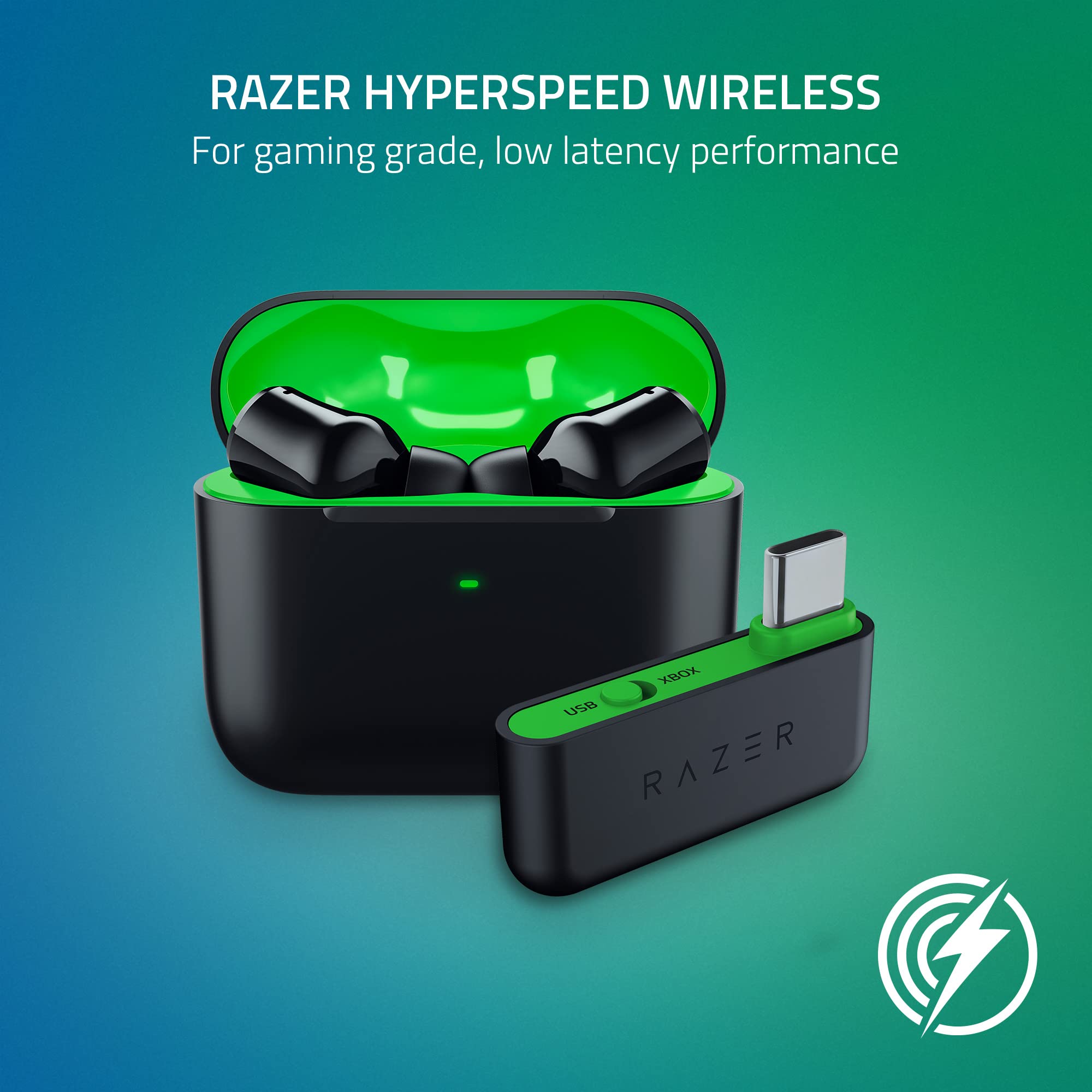 razer-hammerhead-hyperspeed-wireless-multi-platform-gaming-earbuds-with-anc-nois image 2