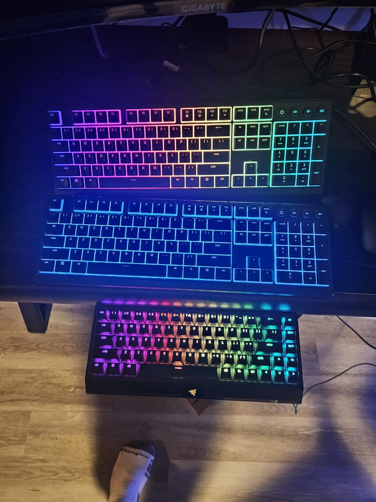 Solid first mechanical keyboard