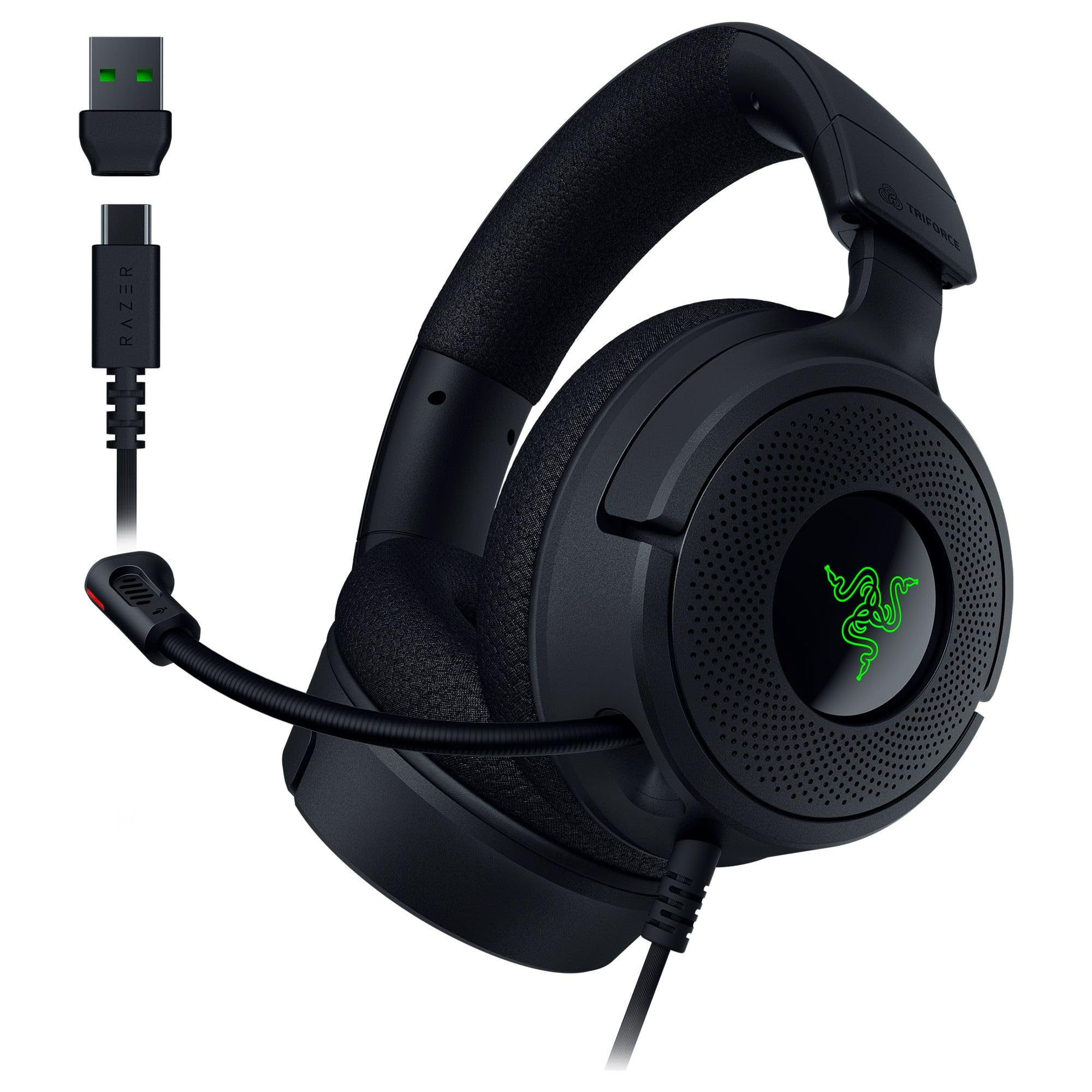 razer-kraken-v4-x-wired-gaming-headset-triforce-40mm-drivers-7-1-surround-sound- image 1