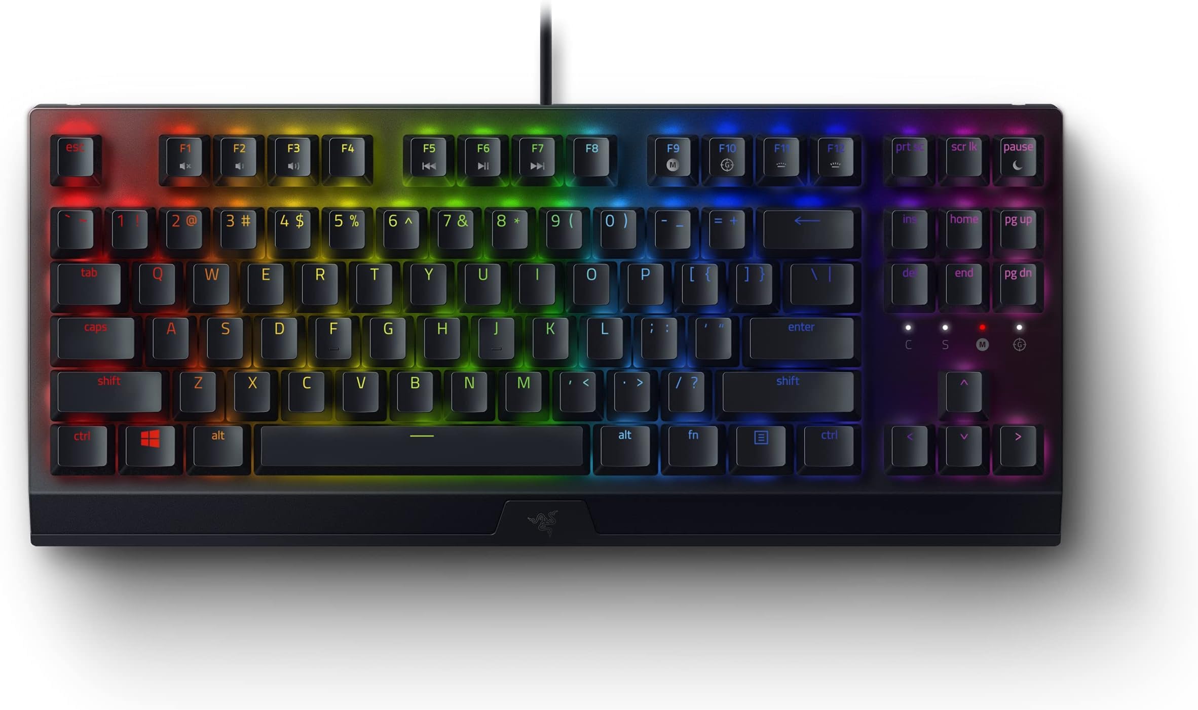 razer-blackwidow-v3-tenkeyless-tkl-mechanical-gaming-keyboard-razer-green-tactil image 8