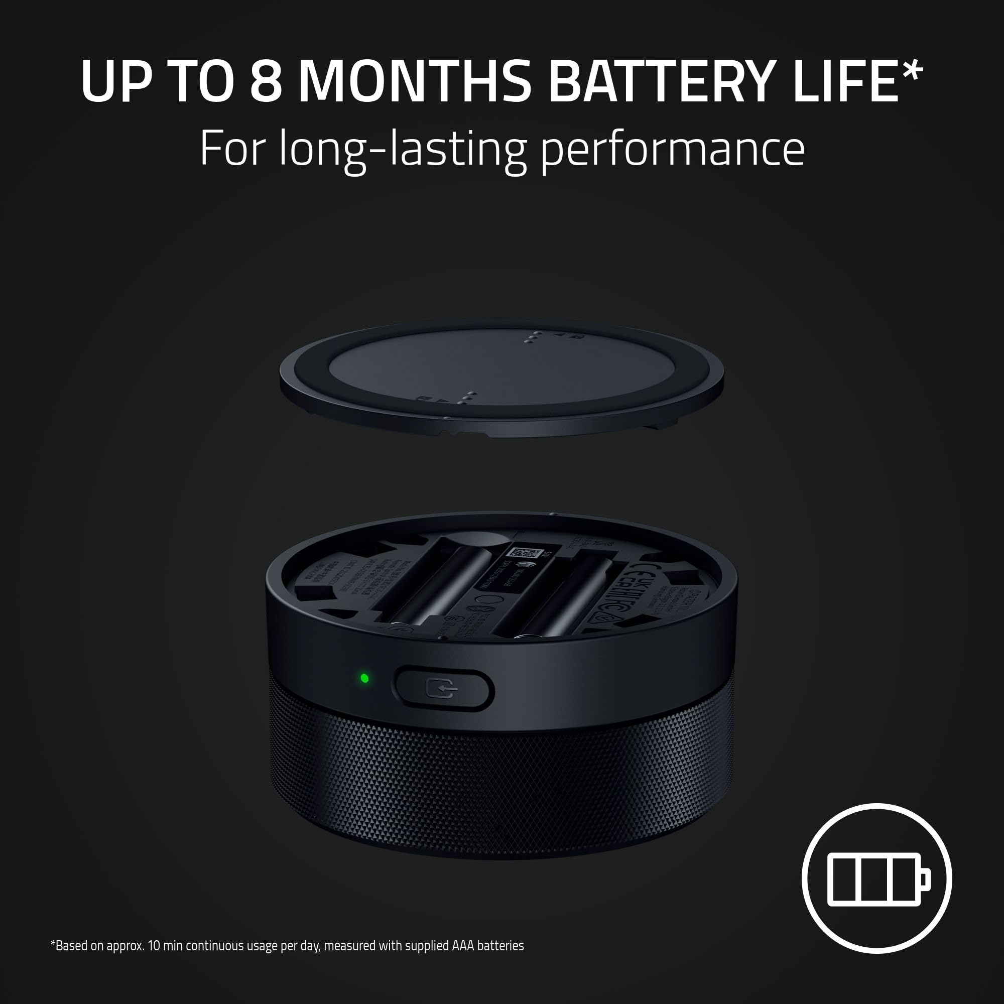 razer-wireless-control-pod-for-nommo-v2-leviathan-v2-speakers-aluminum-alloy-aud image 7