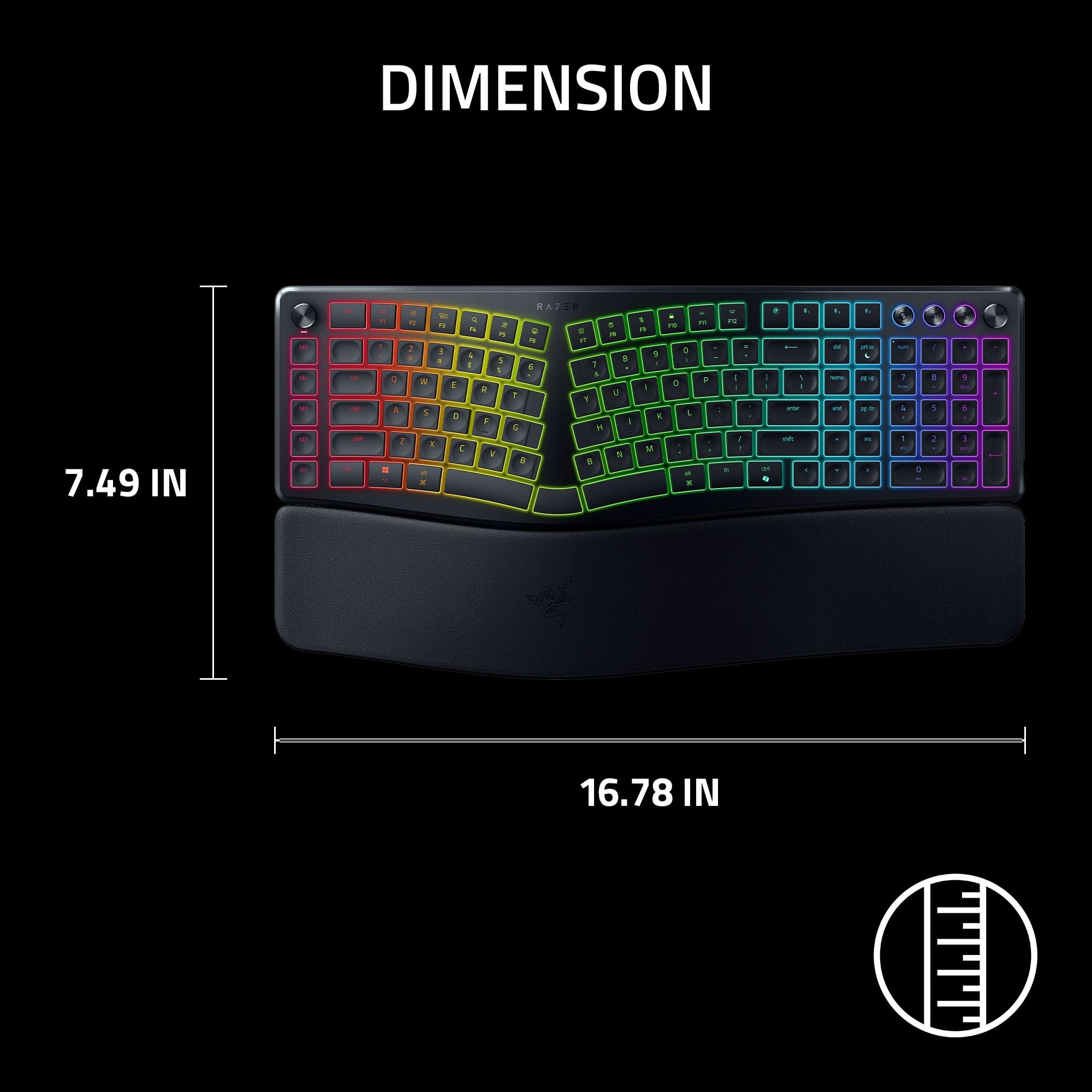 razer-pro-type-ergo-wireless-split-ergonomic-keyboard-adjustable-tilt-wrist-rest image 8