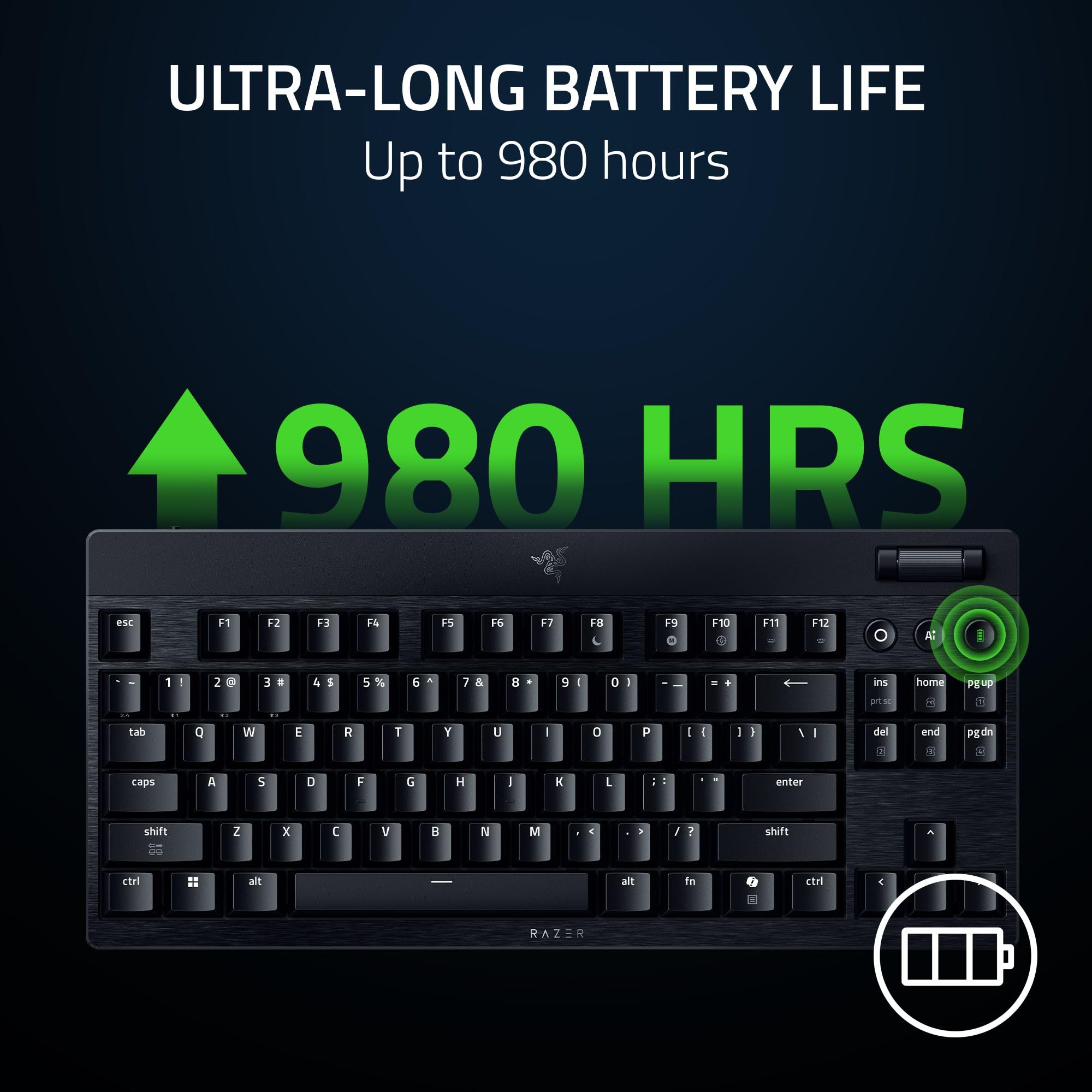 razer-blackwidow-v4-low-profile-tkl-hyperspeed-wireless-gaming-keyboard-green-me image 7