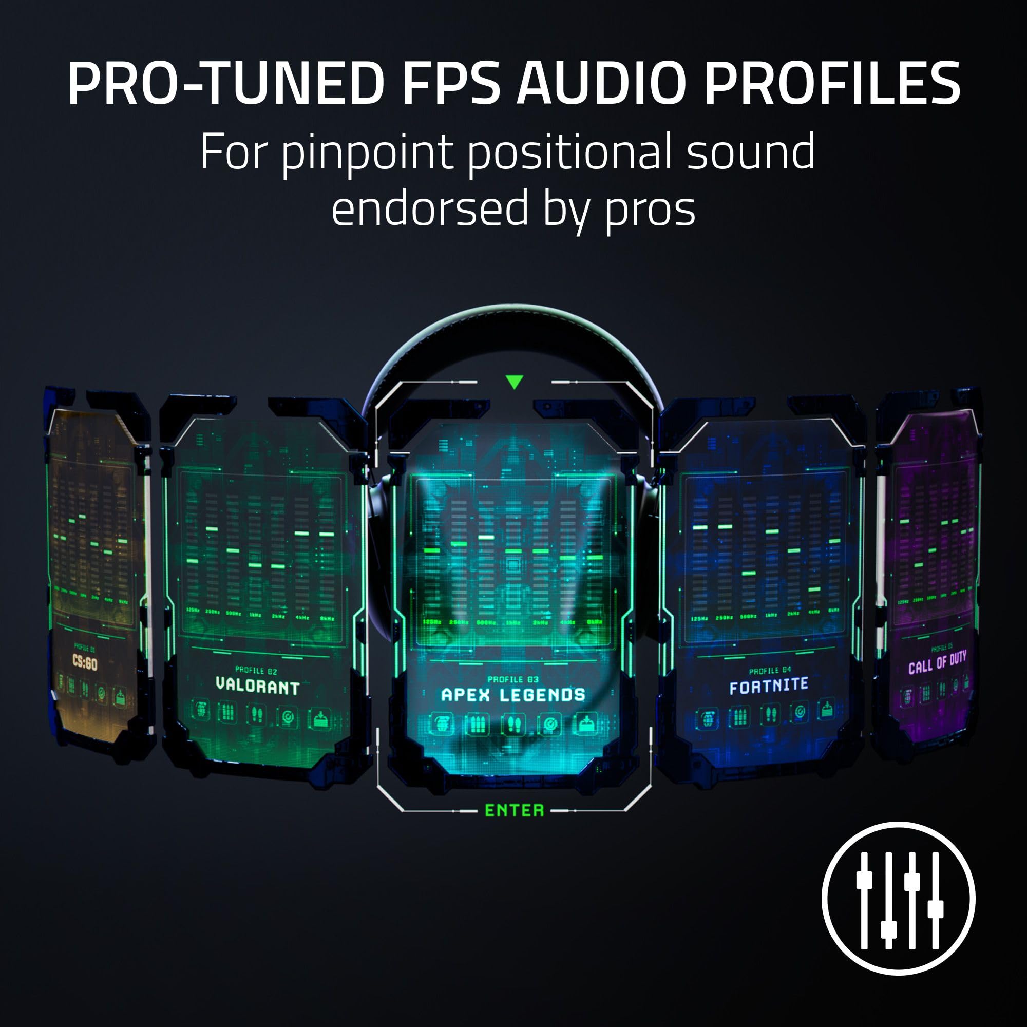 razer-blackshark-v2-pro-wireless-gaming-headset-super-wideband-mic-50mm-triforce image 8