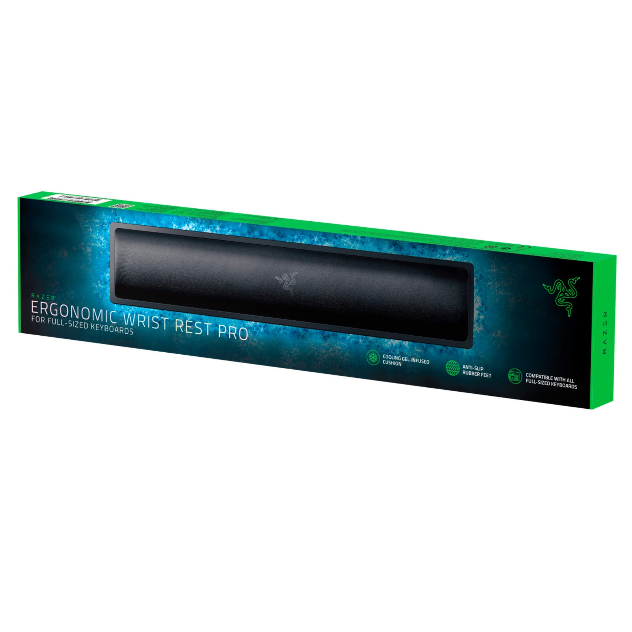 razer-ergonomic-wrist-rest-pro-for-full-sized-keyboards-with-cooling-gel-infused image 1