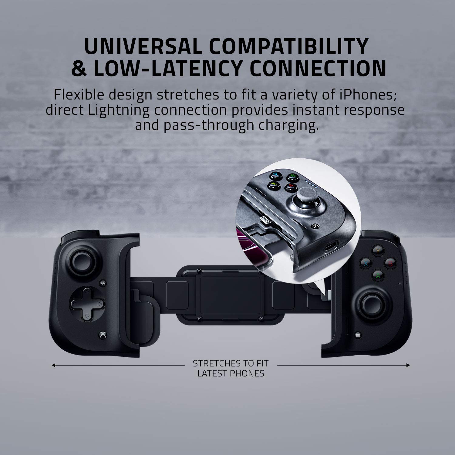 razer-kishi-mobile-gaming-controller-gamepad-for-iphone-lightning-mfi-certified- image 3