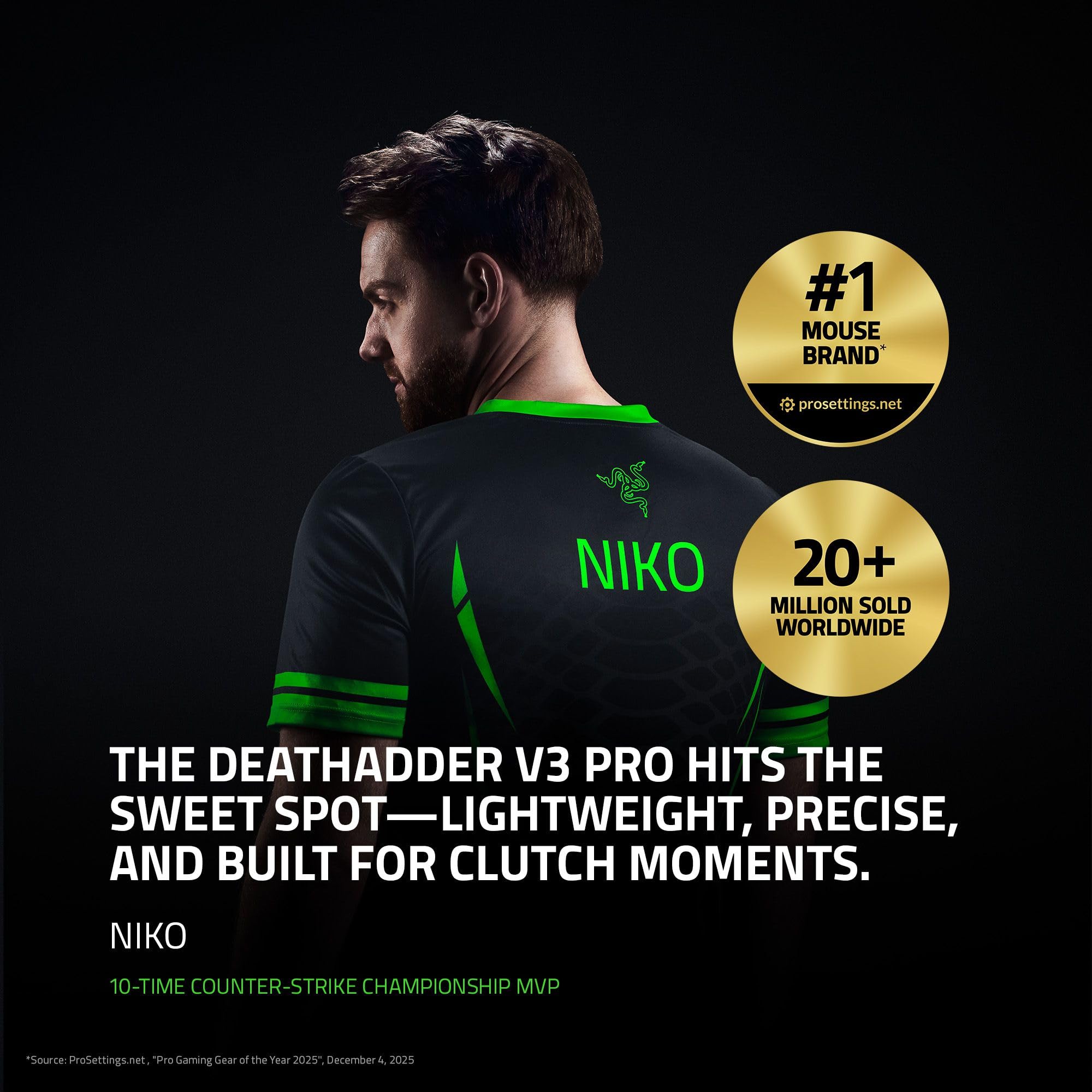 razer-deathadder-v3-pro-wireless-gaming-mouse-63g-ultra-lightweight-focus-pro-30 image 2