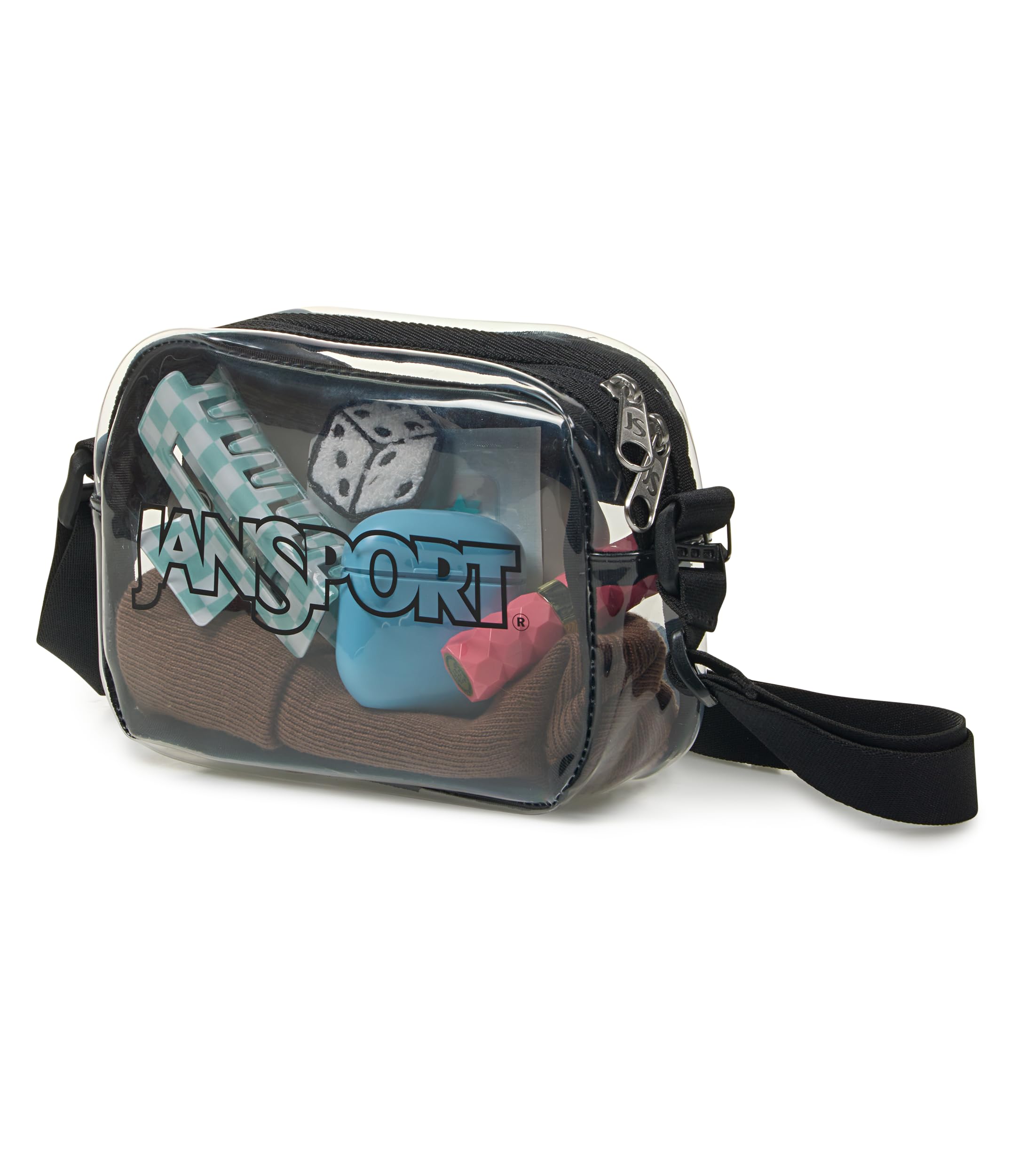 jansport-clear-crossbody-bag-transparent-clear-crossbody-for-events-stadiums-eve image 4