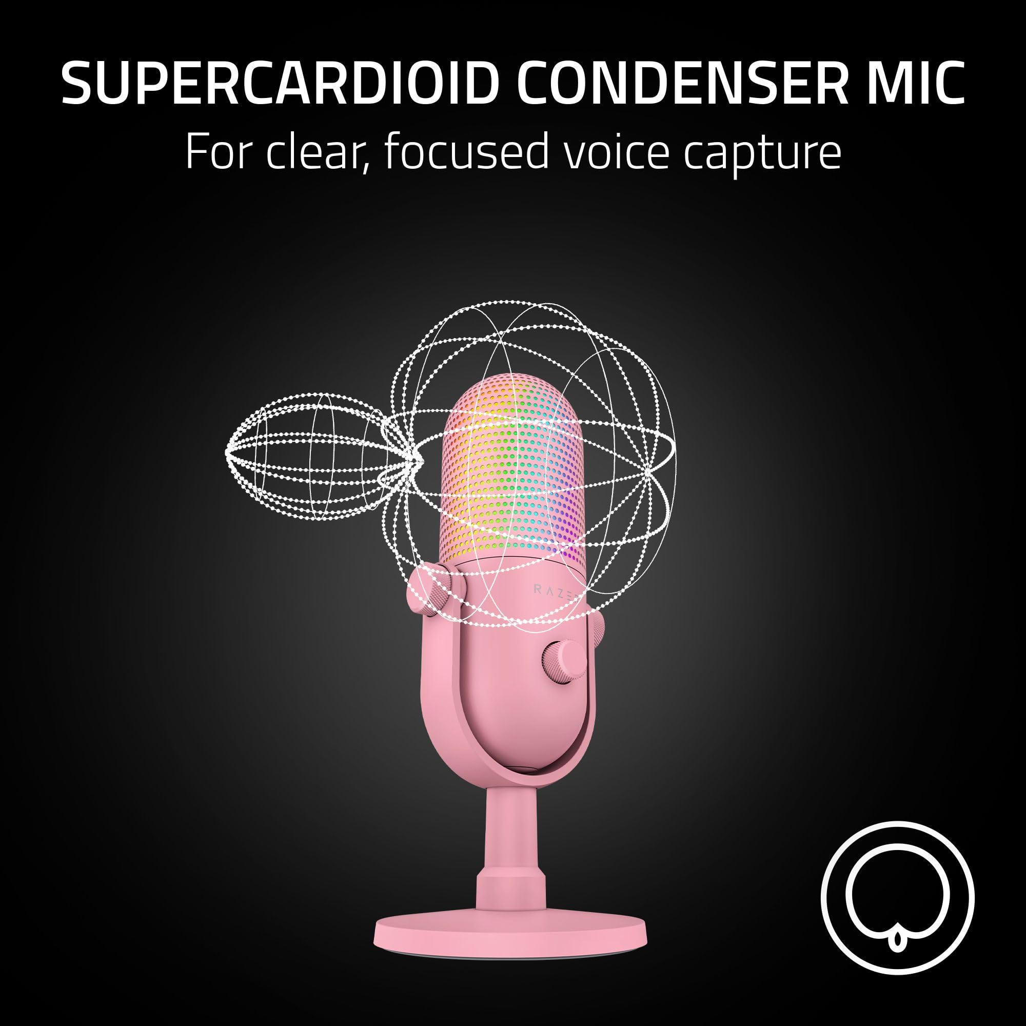 razer-seiren-v3-chroma-32-bit-dsp-usb-c-condenser-microphone-for-pc-quartz-pink- image 4