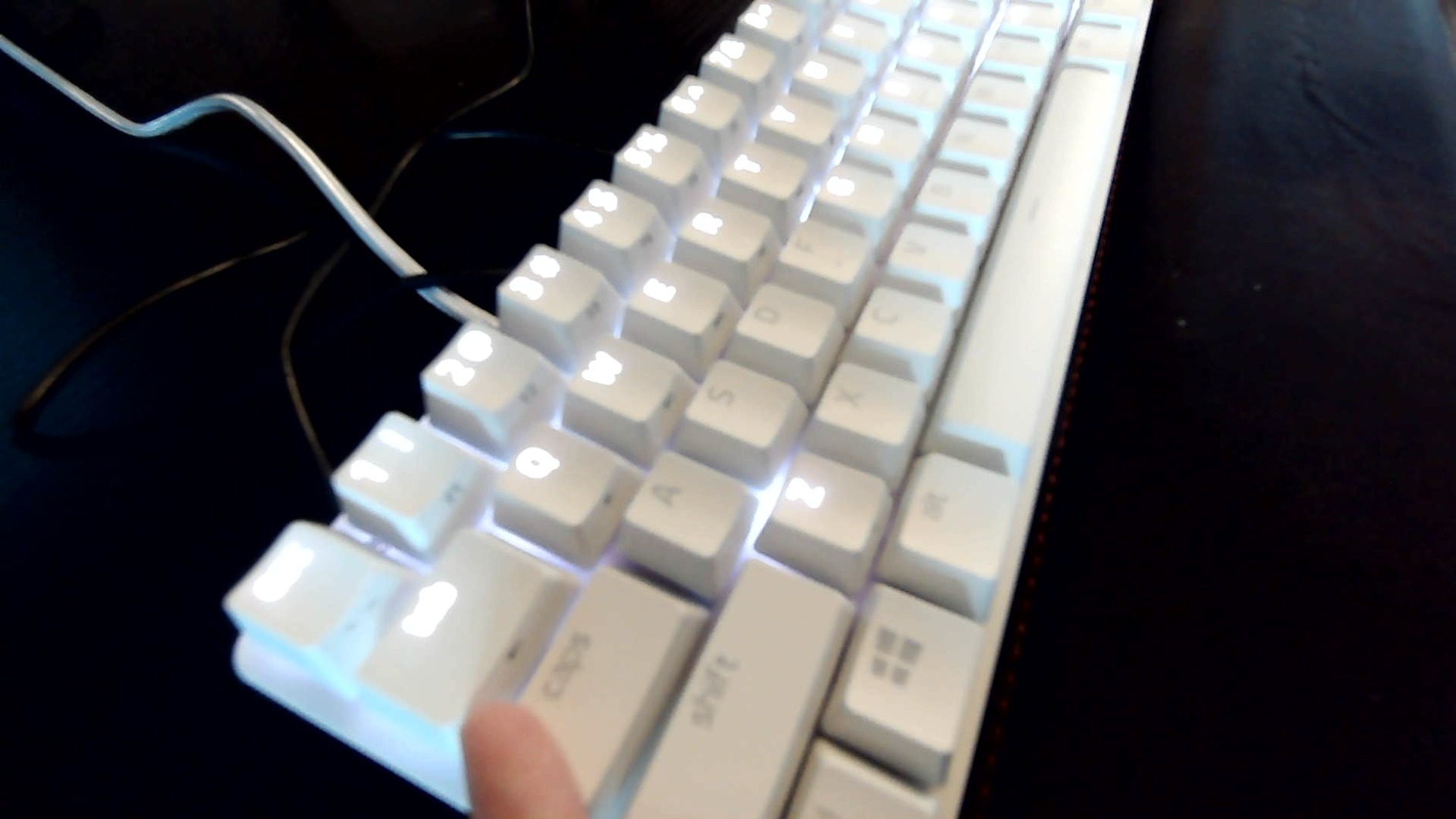 One key registered double inputs