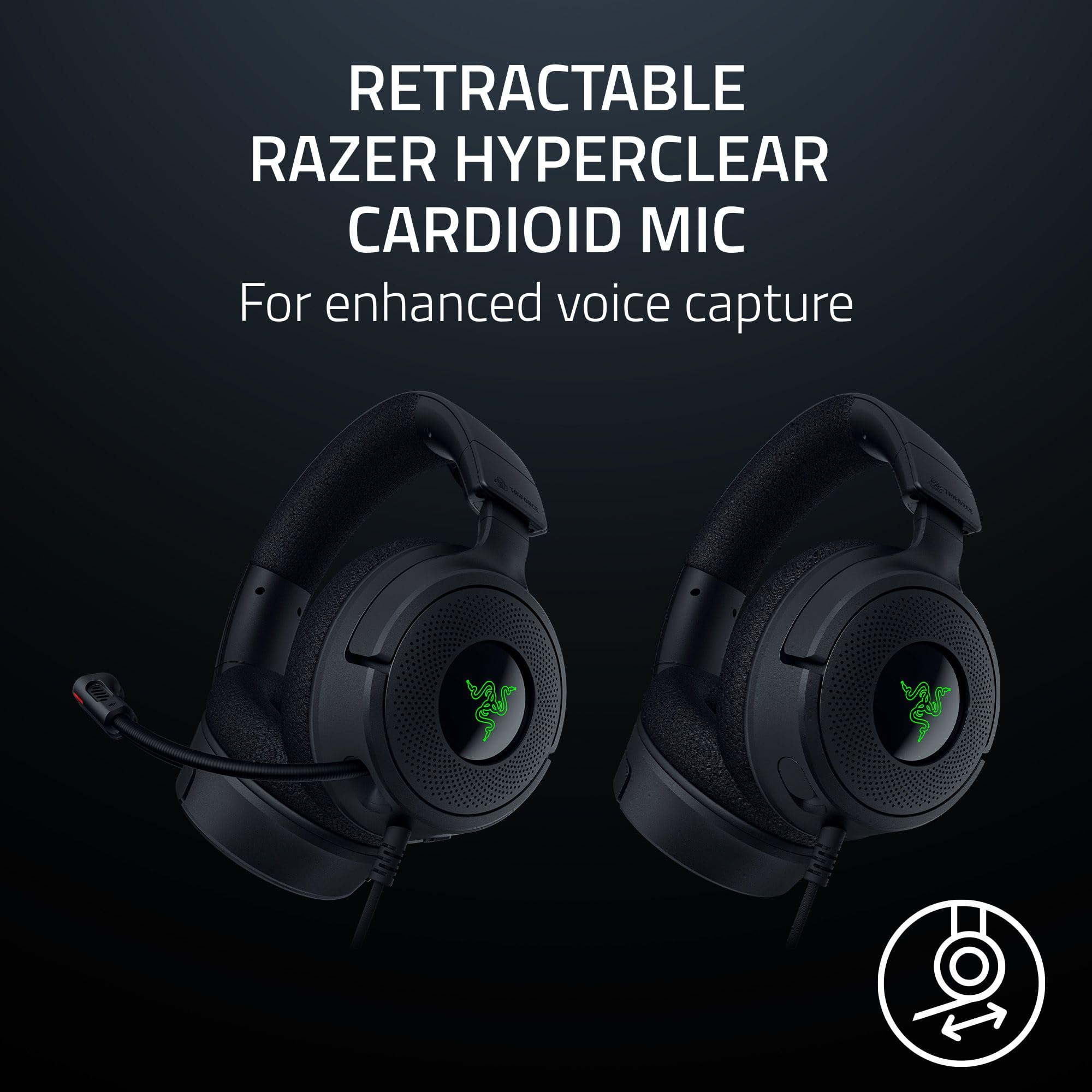 razer-kraken-v4-x-wired-gaming-headset-triforce-40mm-drivers-7-1-surround-sound- image 3