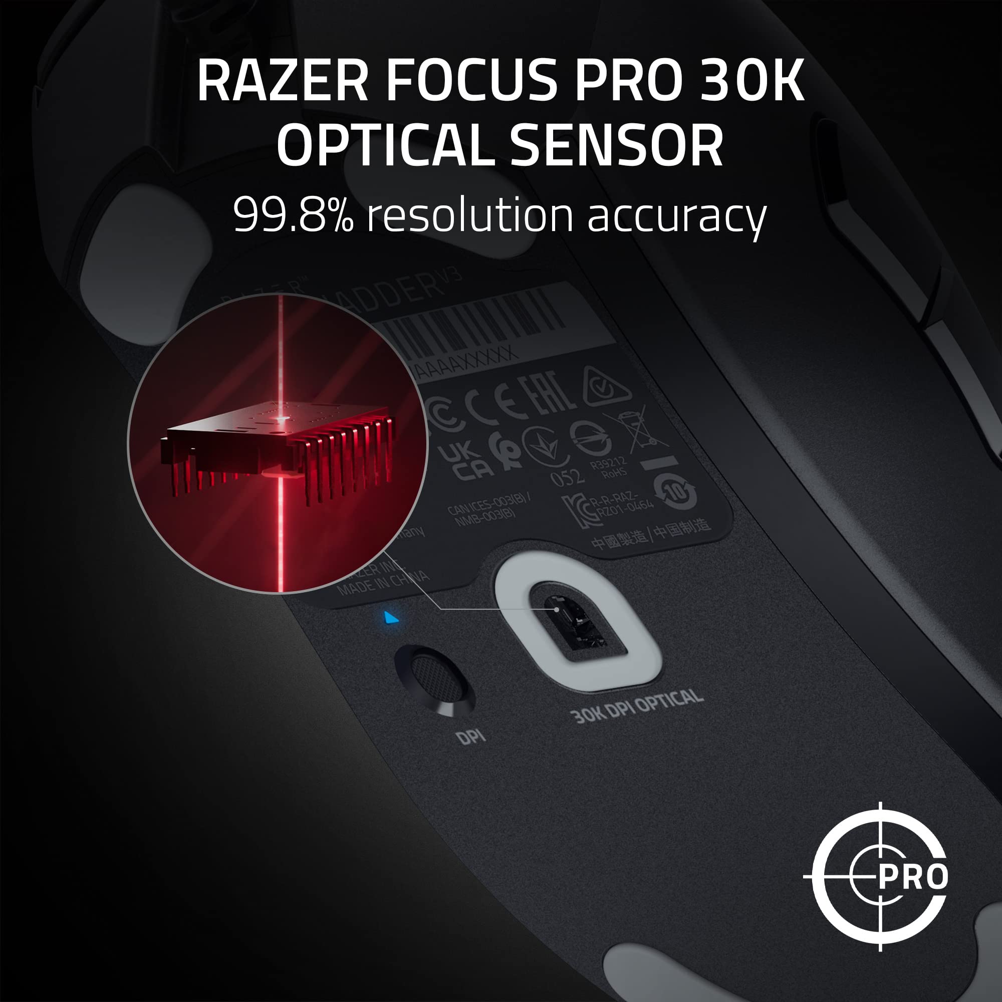 razer-deathadder-v3-wired-gaming-mouse-59g-ultra-lightweight-focus-pro-30k-senso image 4