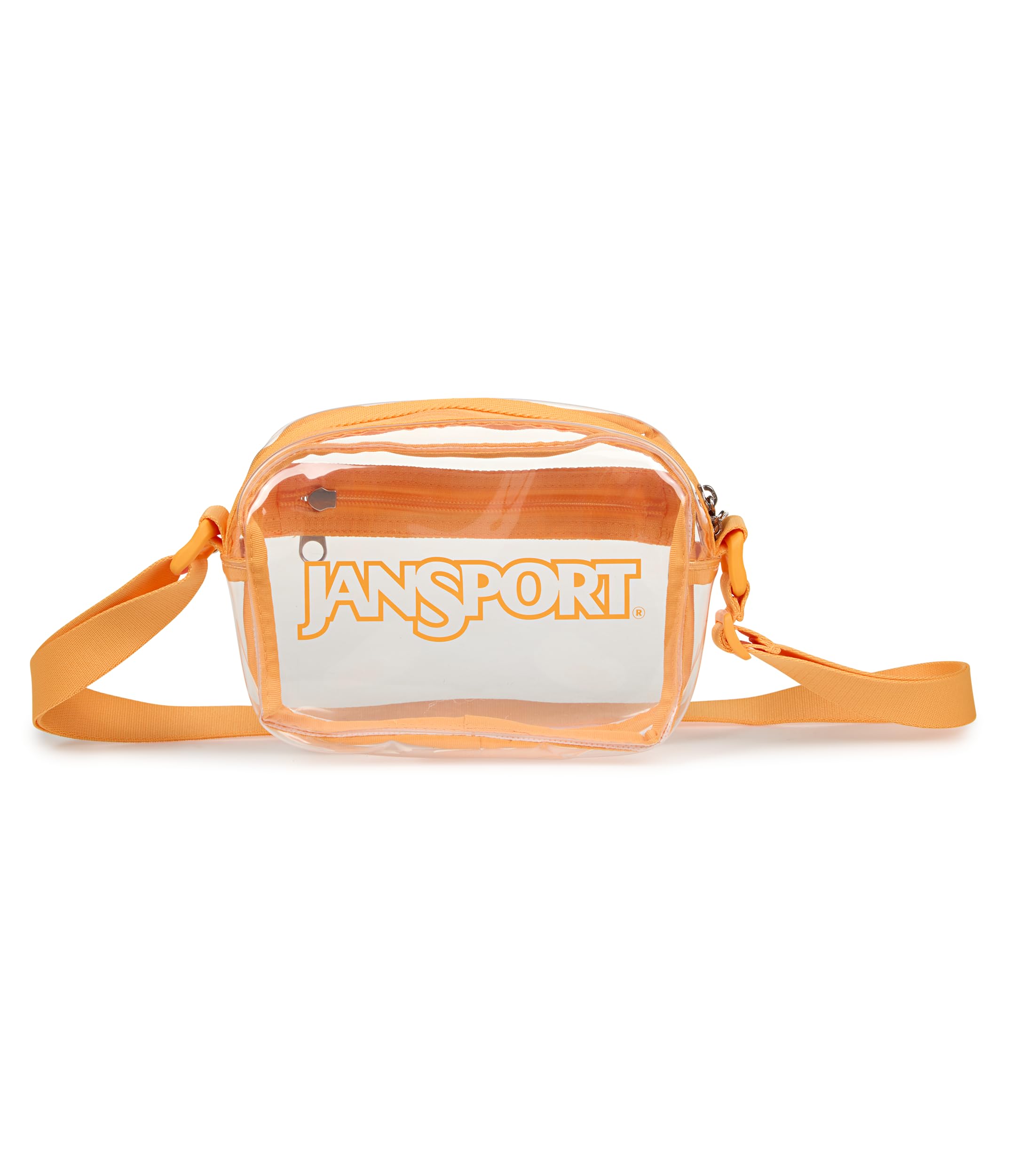 jansport-clear-crossbody-bag-orange-soda-stadium-approved-transparent-everyday-c image 1