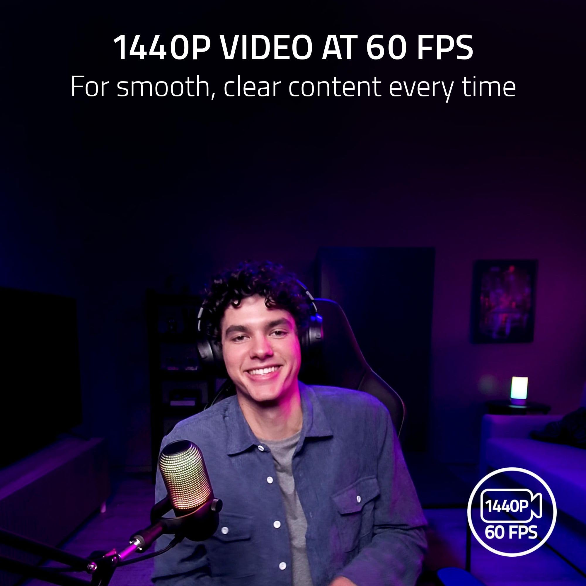 razer-kiyo-v2-x-streaming-webcam-1440p-60-fps-qhd-auto-focus-built-in-microphone image 2