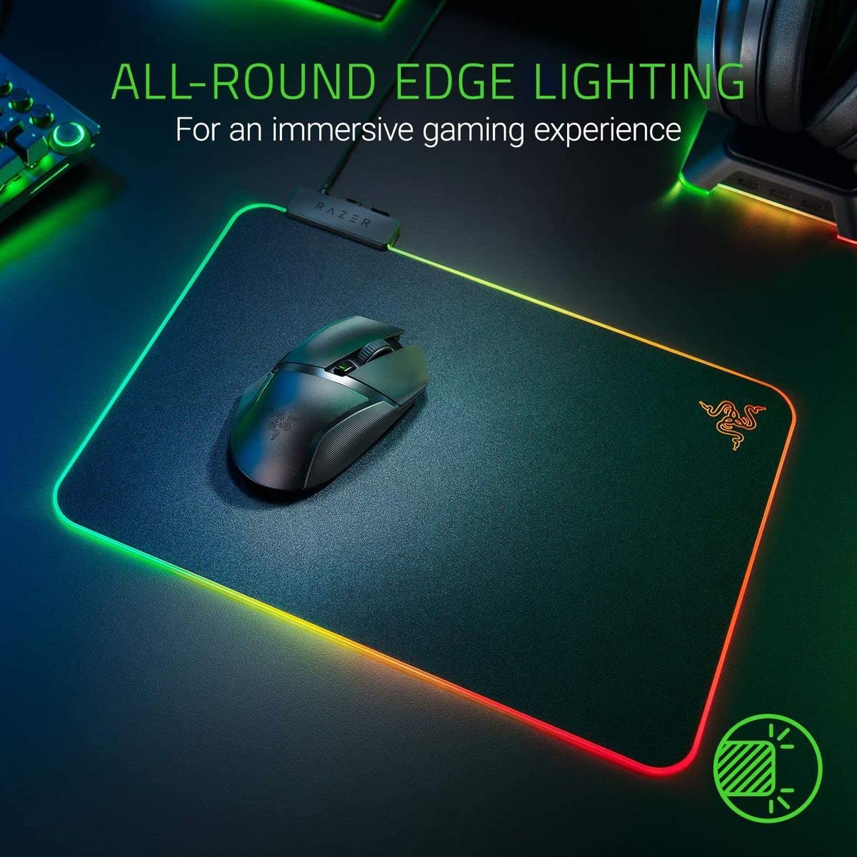 razer-firefly-hard-v2-rgb-gaming-mouse-pad-chroma-lighting-micro-textured-hard-s image 6