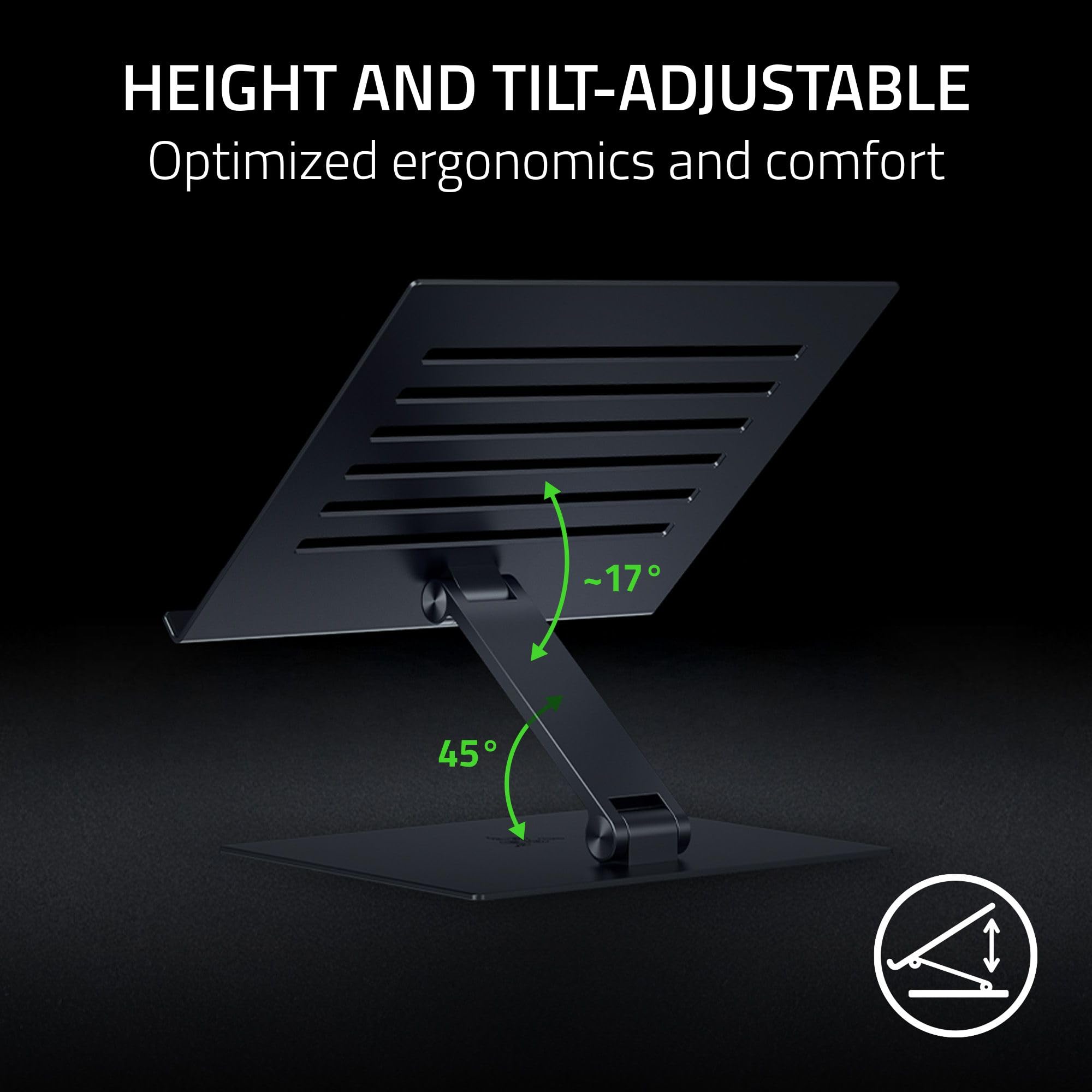 razer-adjustable-laptop-stand-aluminum-height-tilt-stand-for-laptops-tablets-and image 2