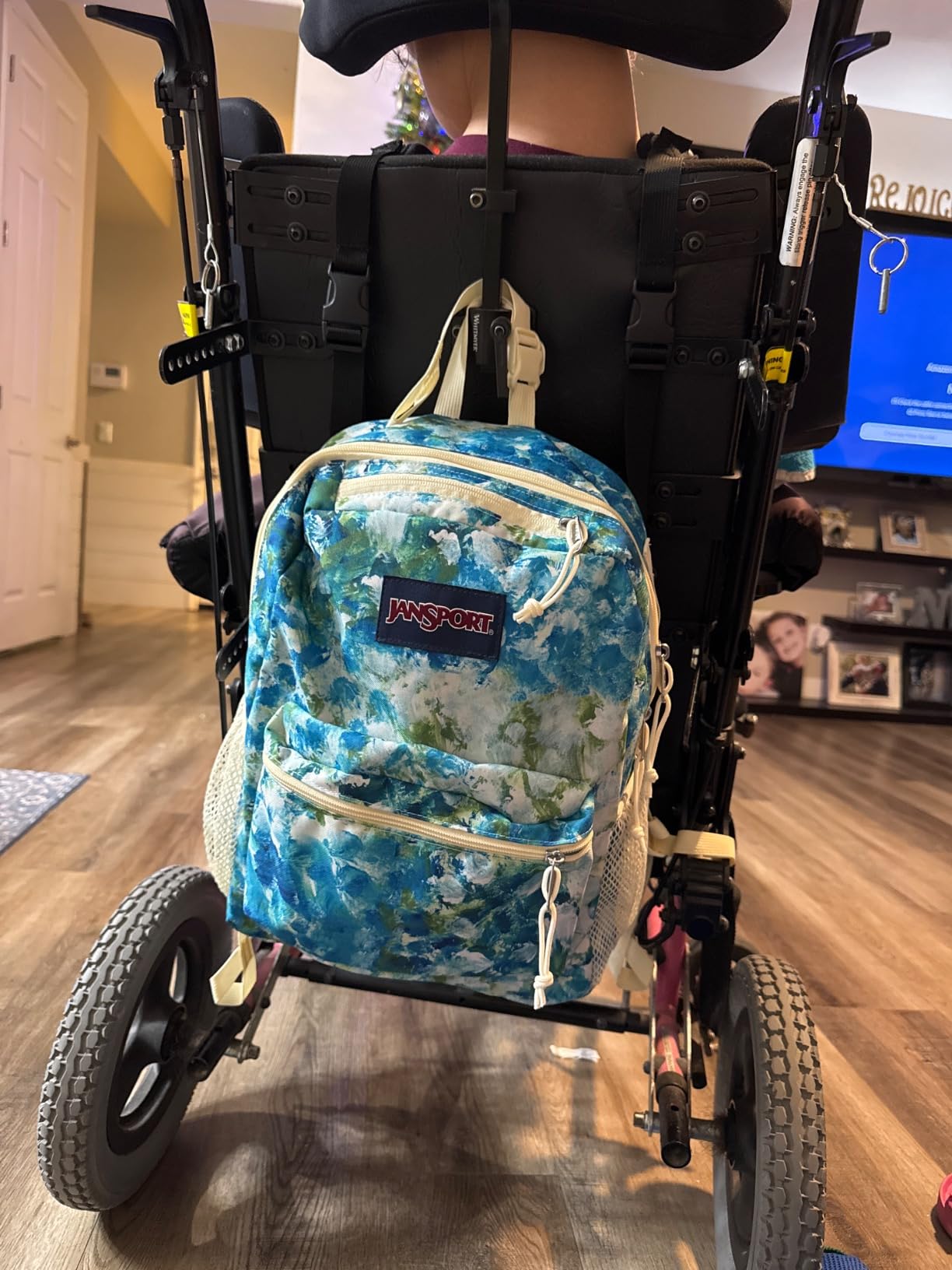 Works great on wheelchair
