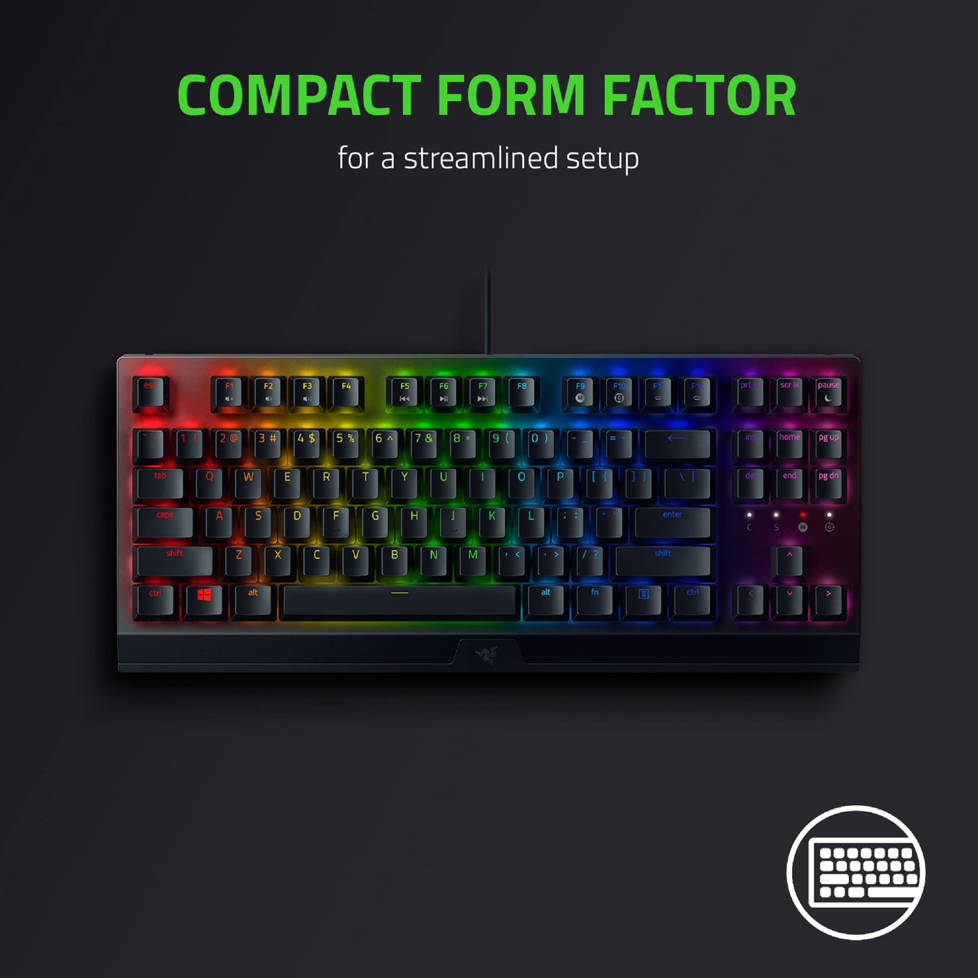 razer-blackwidow-v3-tenkeyless-tkl-mechanical-gaming-keyboard-razer-green-tactil image 4