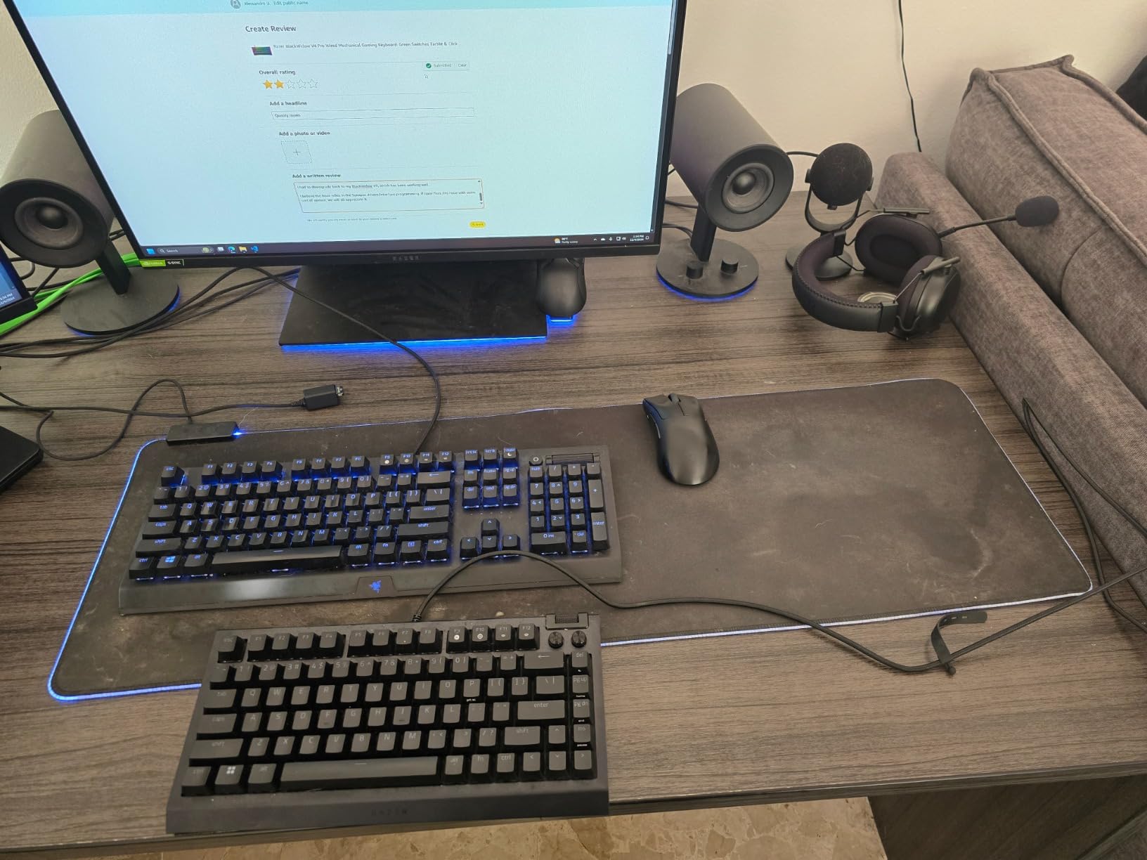 Stream setup centerpiece