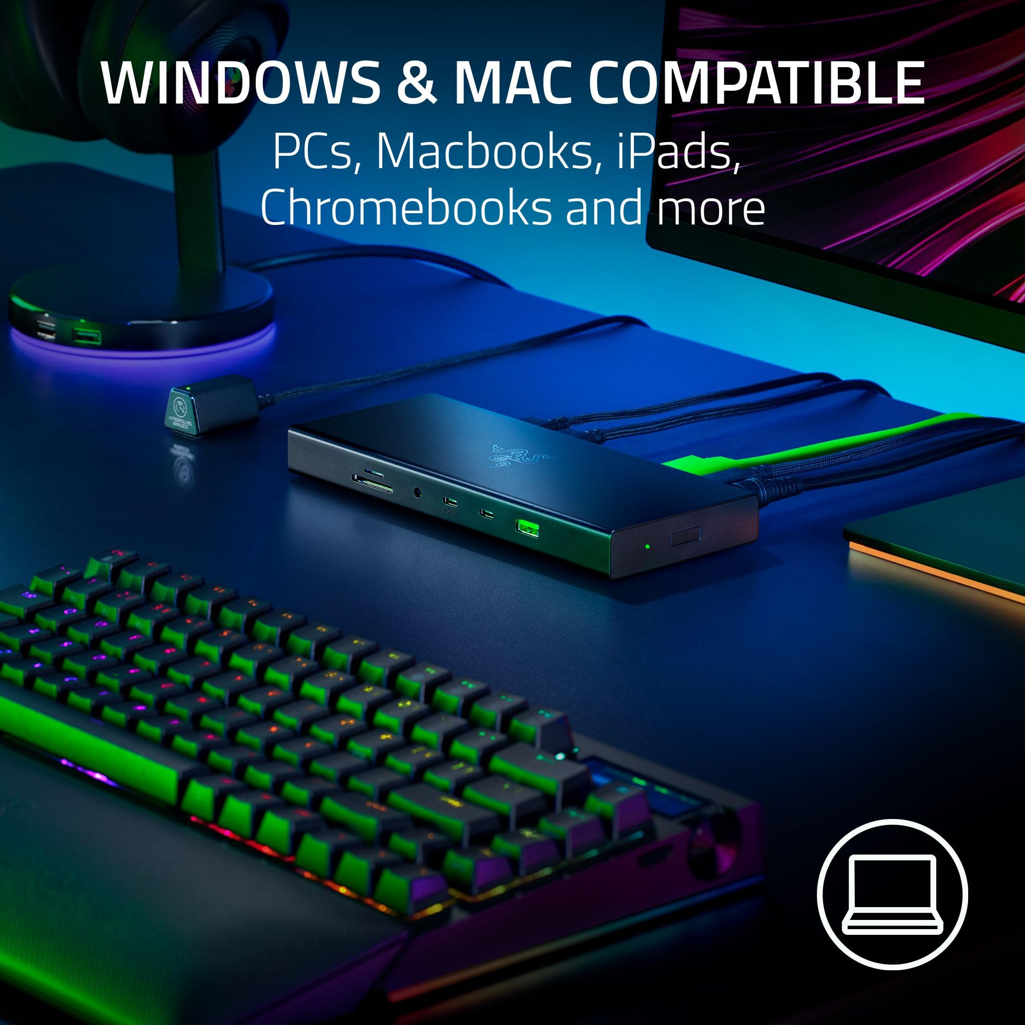 razer-usb-4-dock-14-ports-dual-monitor-up-to-4k-120hz-100w-laptop-charging-windo image 7