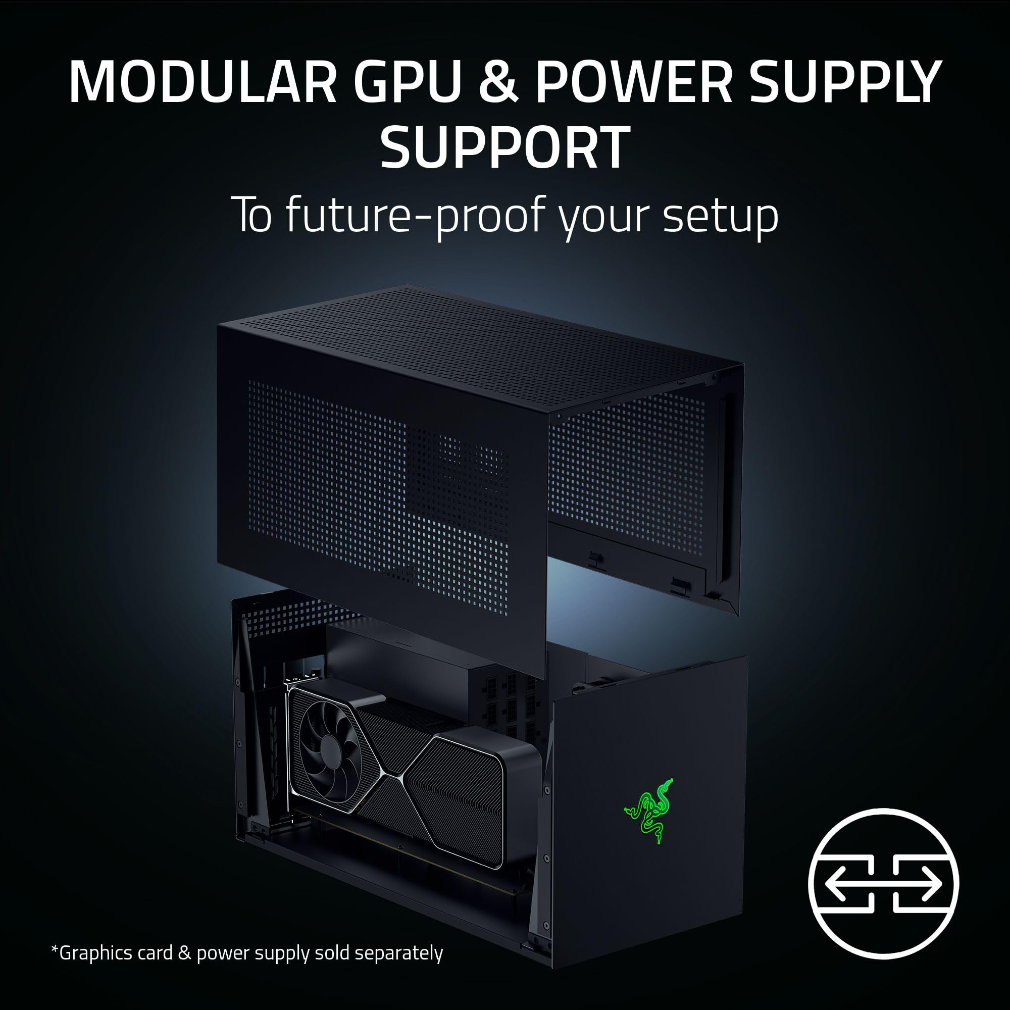 razer-core-x-v2-external-graphics-enclosure-egpu-thunderbolt-5-4-usb-4-4-slot-pc image 6