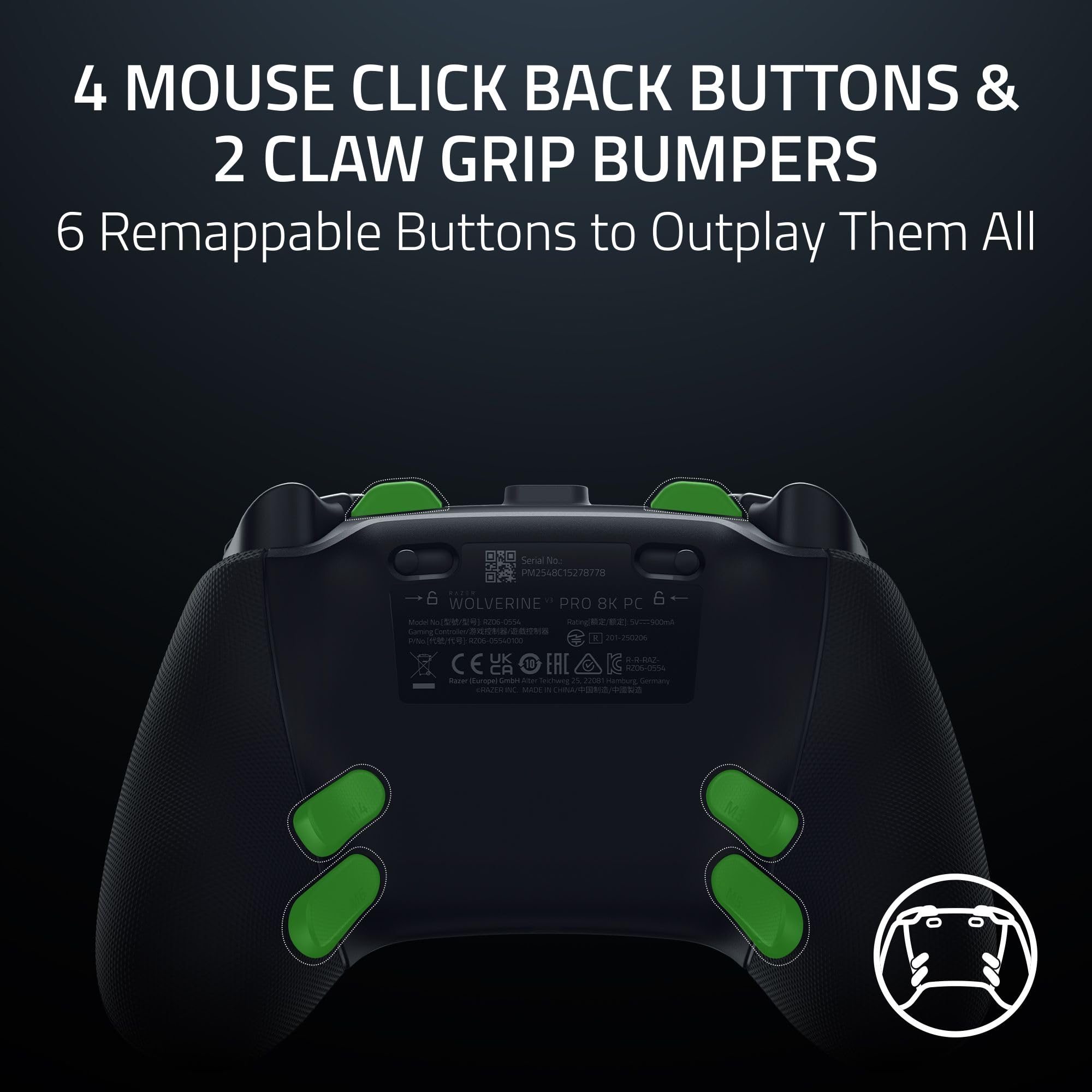 razer-wolverine-v3-pro-8k-wireless-pc-gaming-controller-with-8000hz-hyperpolling image 5