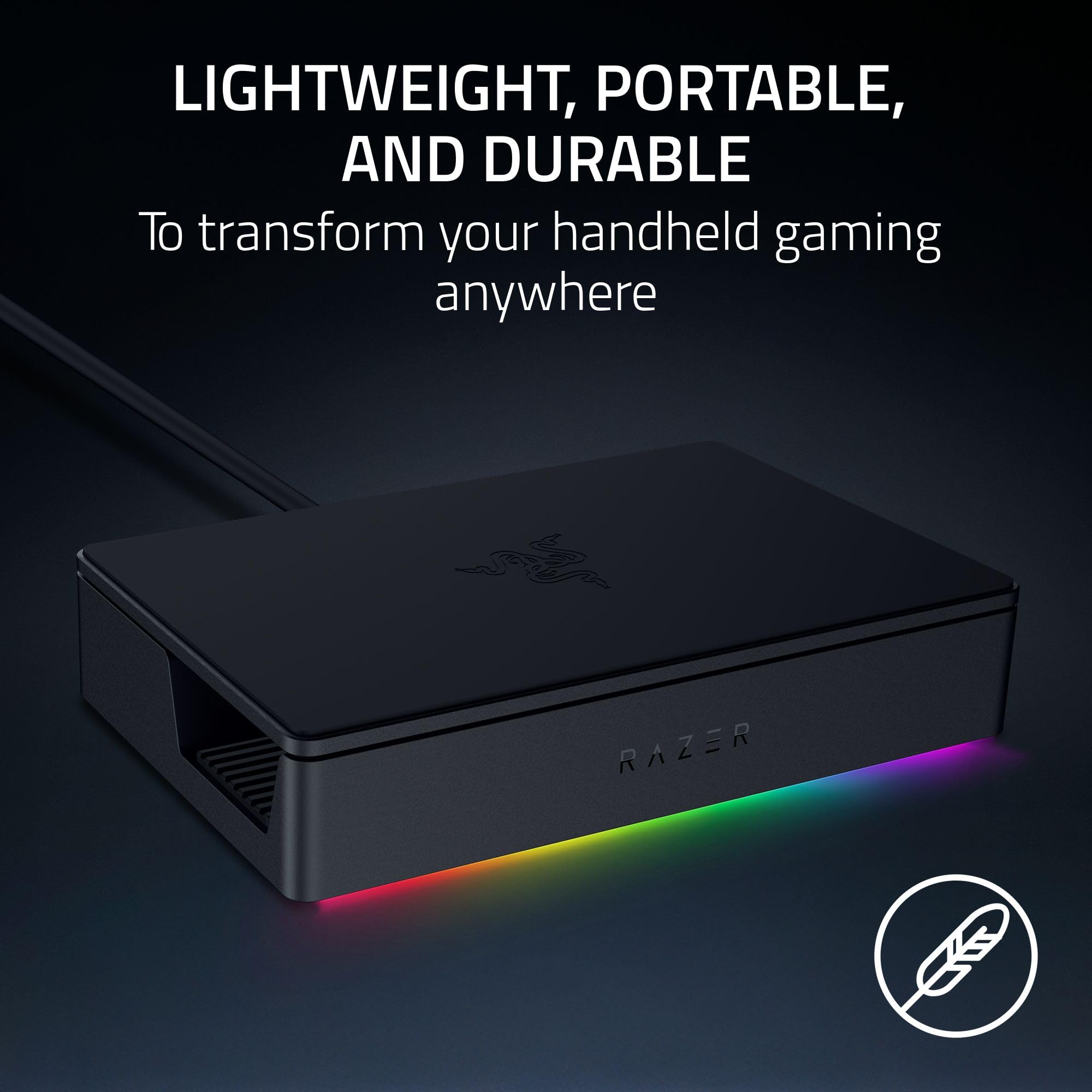 razer-handheld-dock-chroma-6-port-usb-c-docking-station-with-hdmi-100w-passthrou image 4