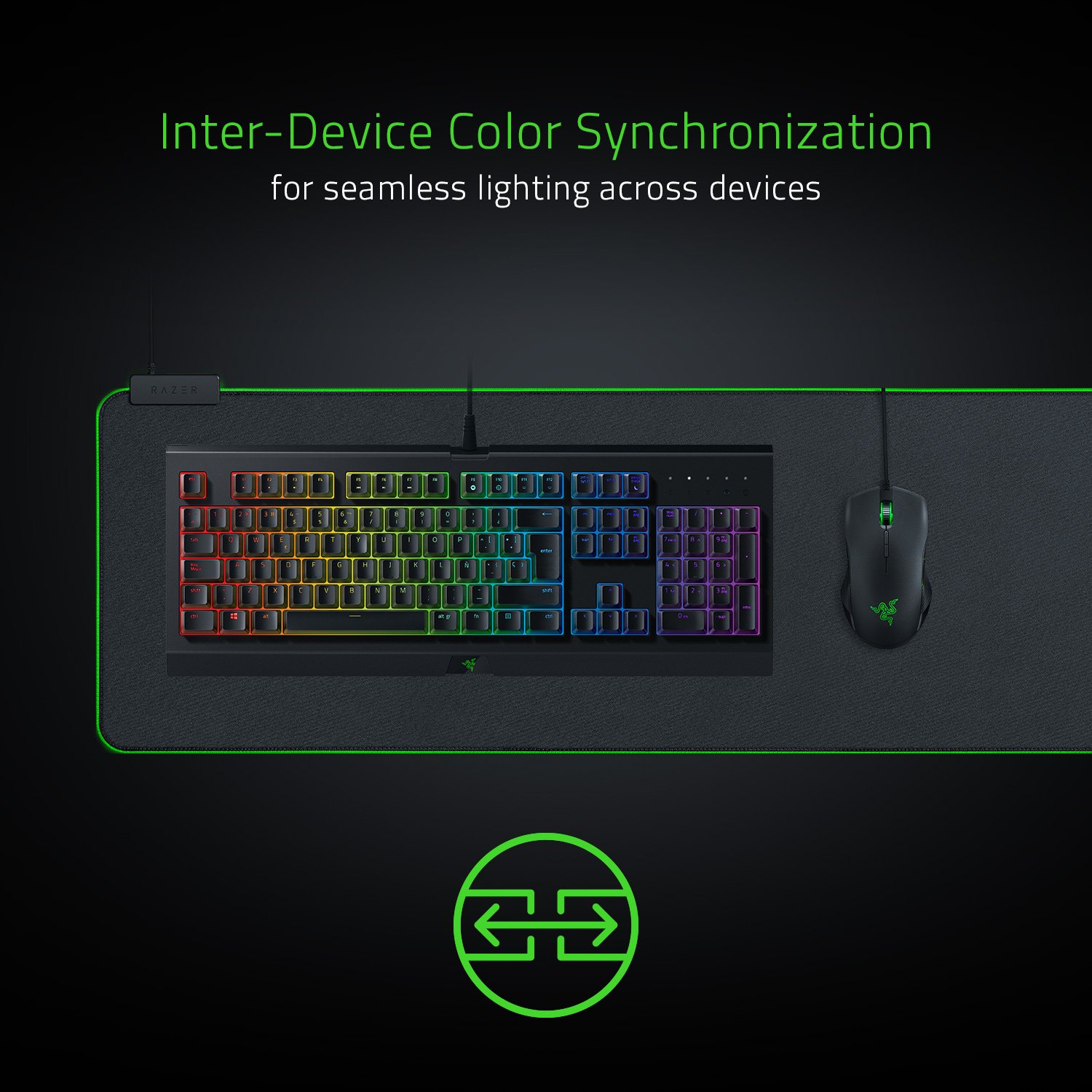 razer-goliathus-extended-chroma-rgb-gaming-mouse-pad-with-soft-cloth-surface-and image 3