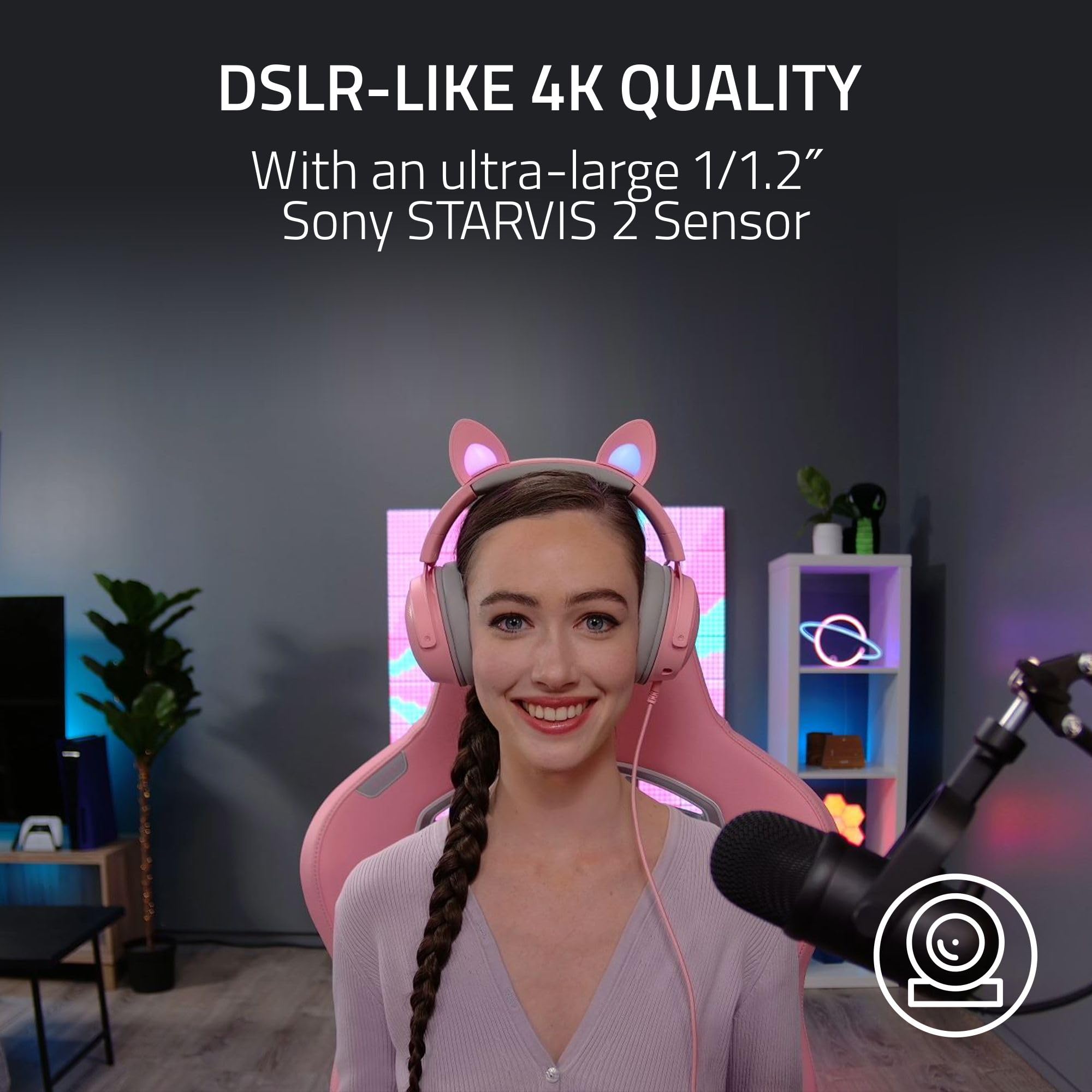 razer-kiyo-pro-ultra-4k-webcam-with-1-1-2-sony-starvis-2-sensor-f-1-7-lens-ai-fa image 2