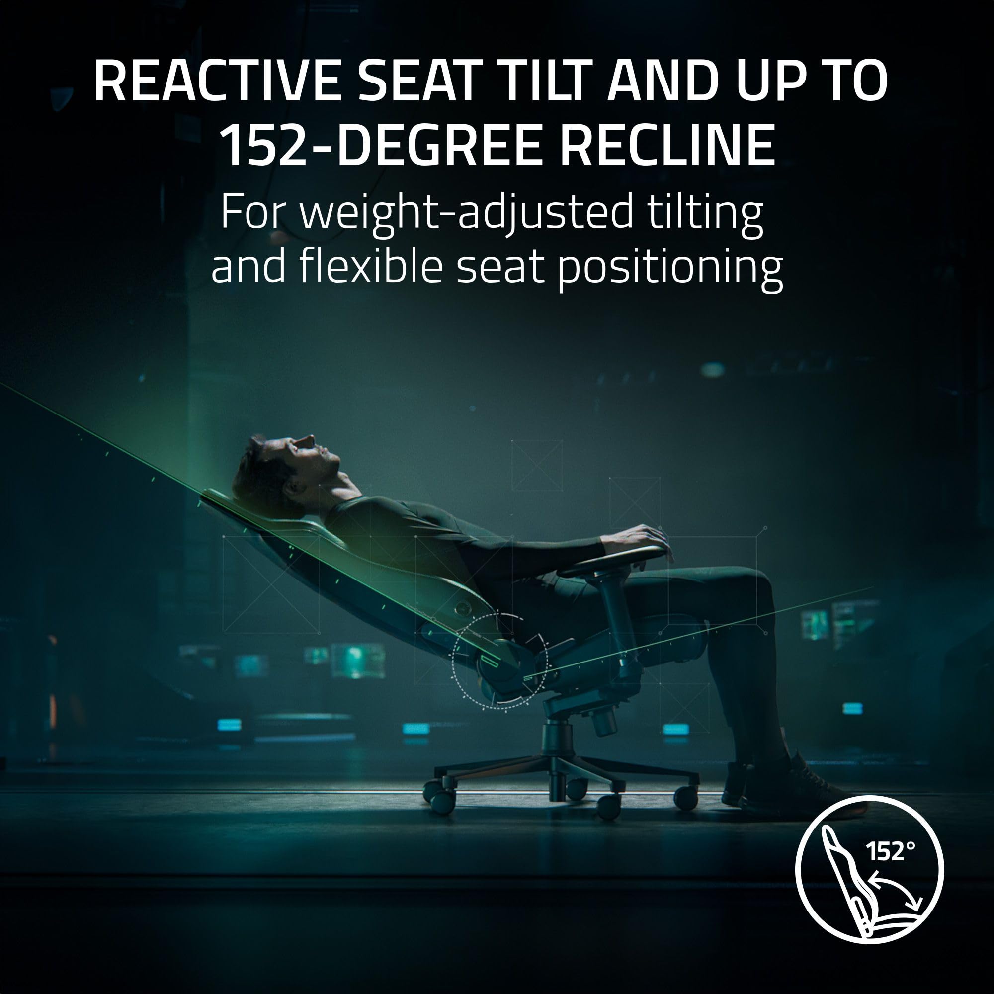 razer-iskur-v2-ergonomic-gaming-chair-with-adaptive-lumbar-support-152-recline-4 image 7