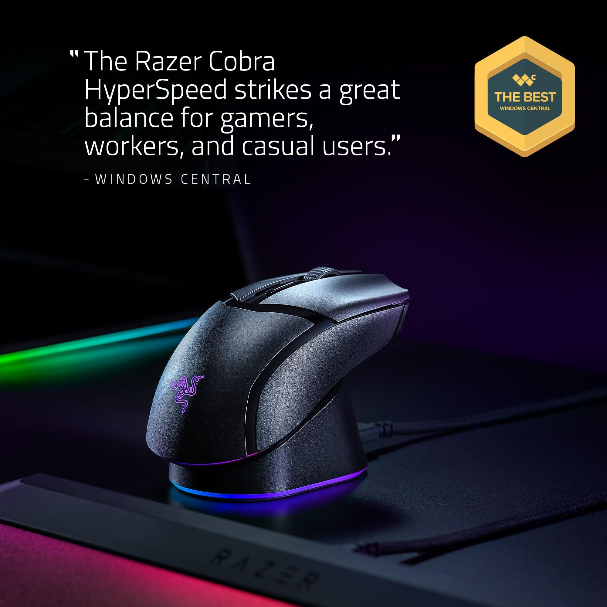 razer-cobra-hyperspeed-wireless-gaming-mouse-62g-lightweight-26k-optical-sensor- image 2