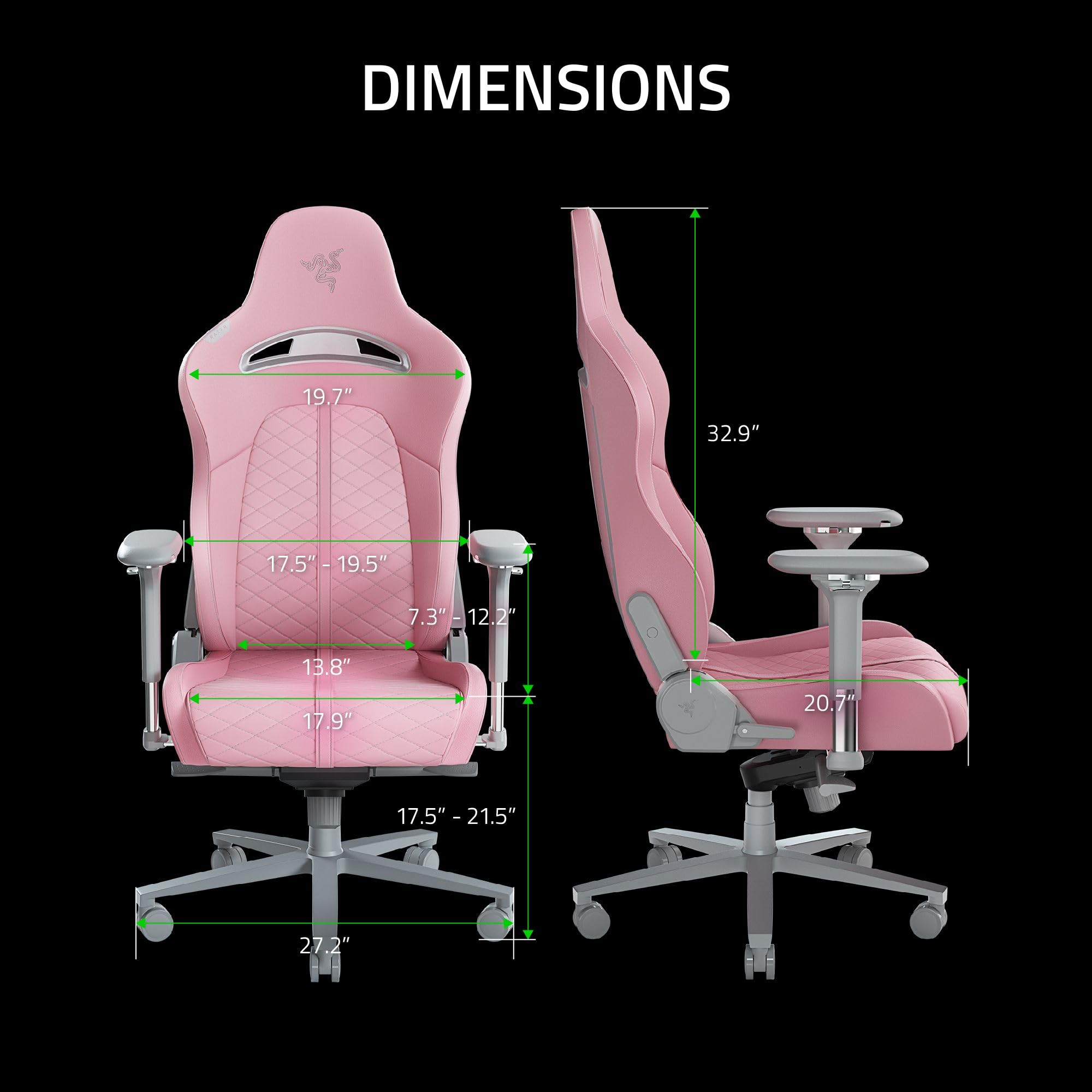 razer-enki-gaming-chair-pink-all-day-comfort-with-built-in-lumbar-arch-152-recli image 3