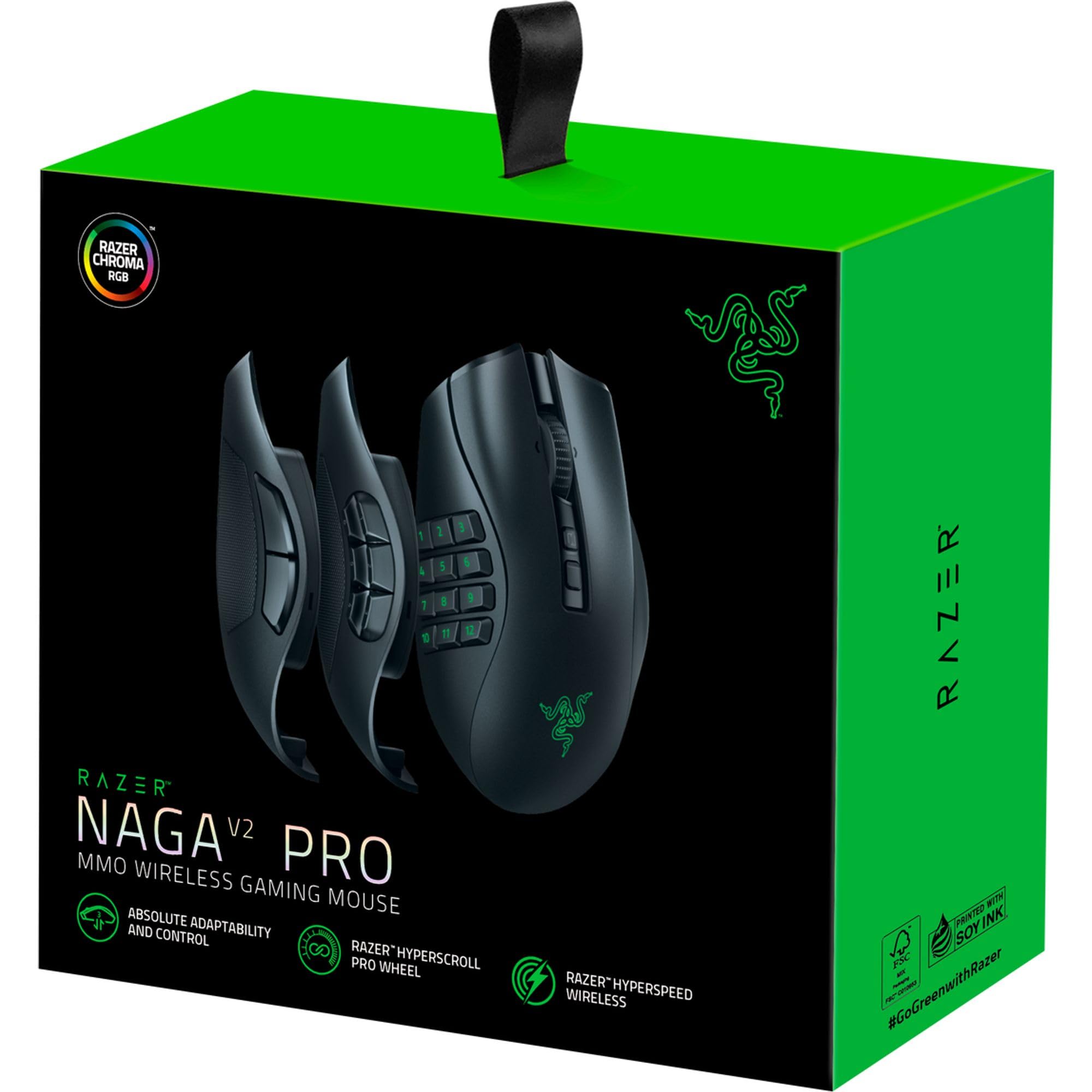 razer-naga-v2-pro-wireless-mmo-gaming-mouse-19-1-programmable-buttons-3-swappabl image 8