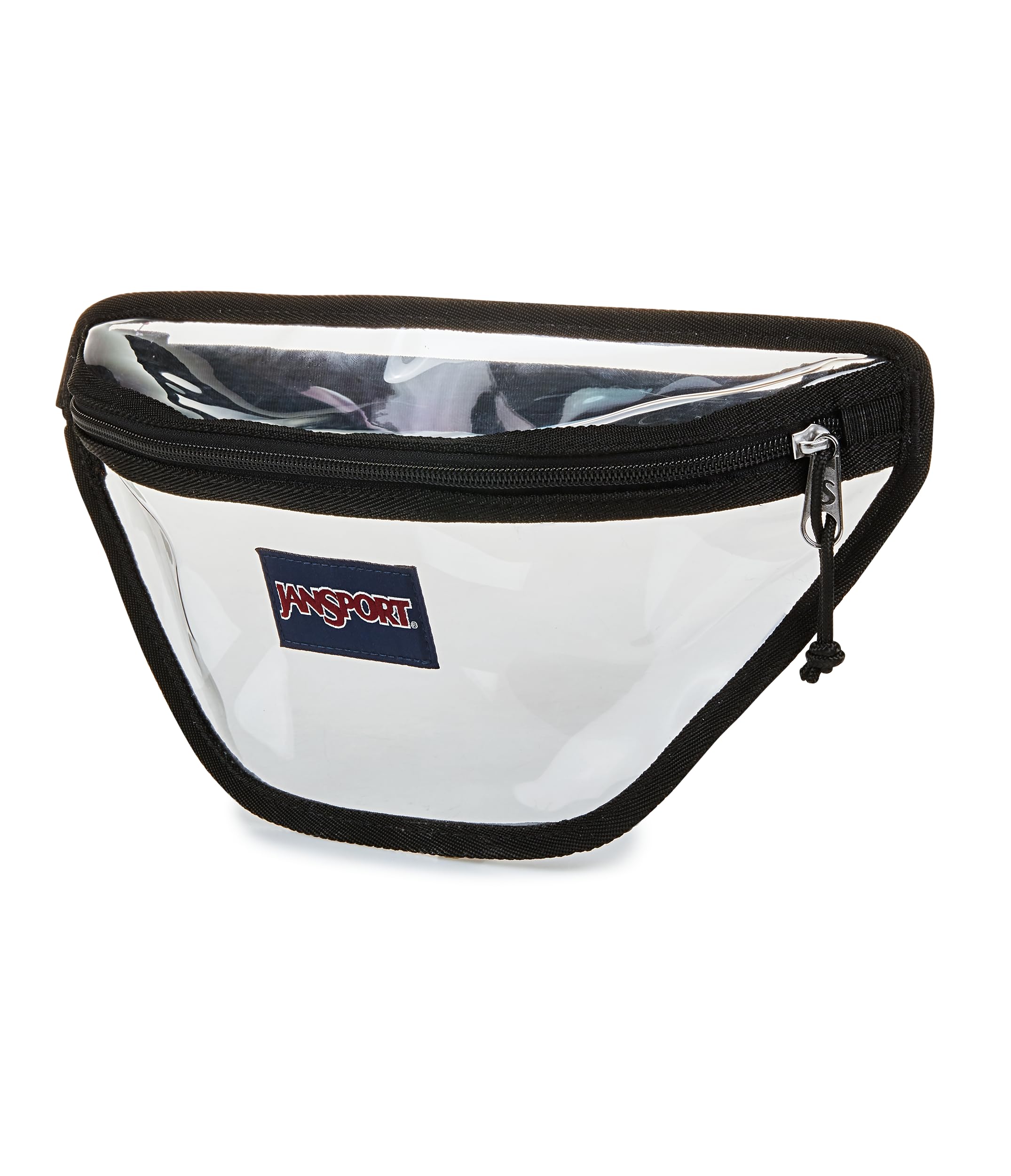 jansport-clear-waistpack-1l-transparent-fanny-pack-with-adjustable-hip-belt-cros image 2