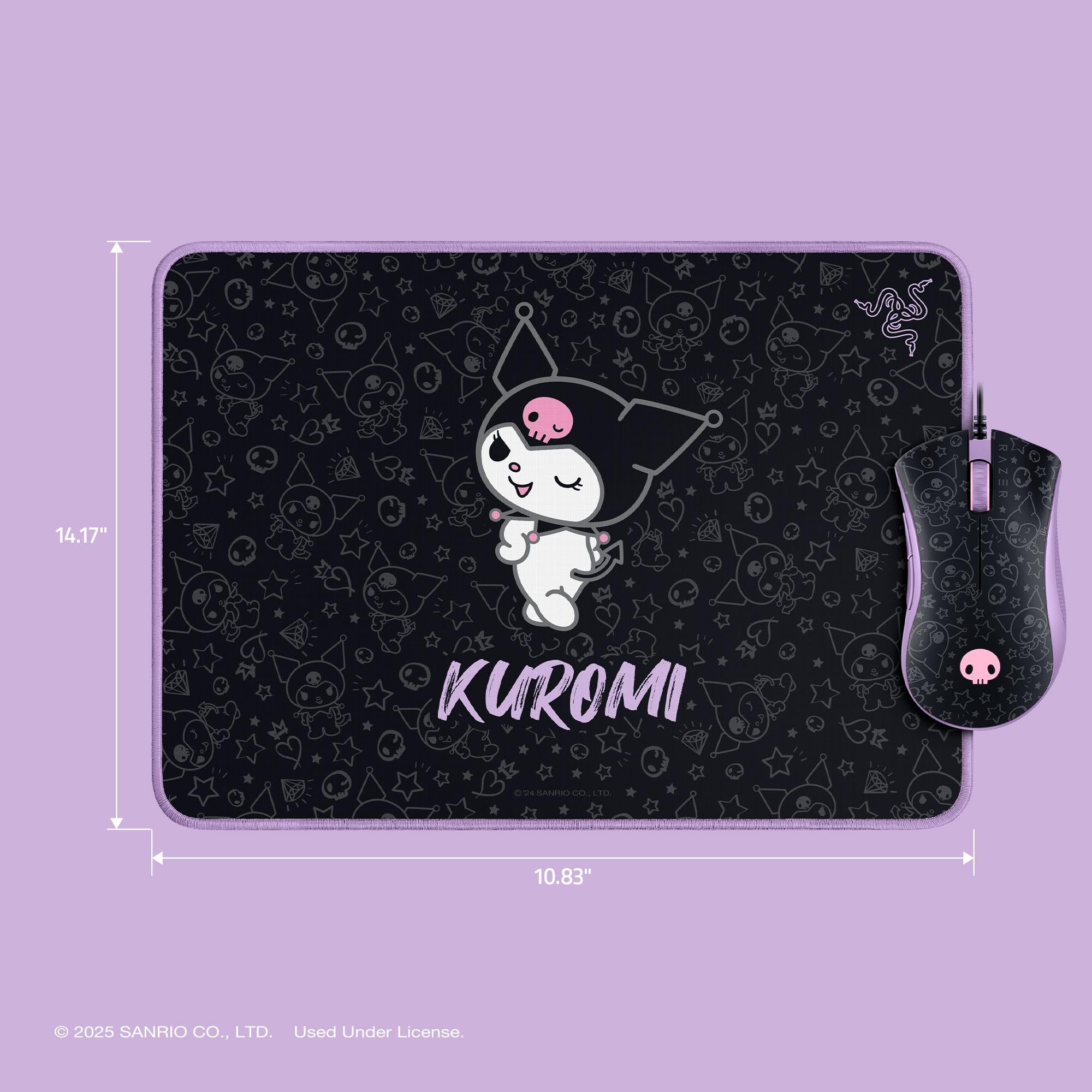 razer-deathadder-essential-gaming-mouse-goliathus-medium-mouse-mat-bundle-kuromi image 8