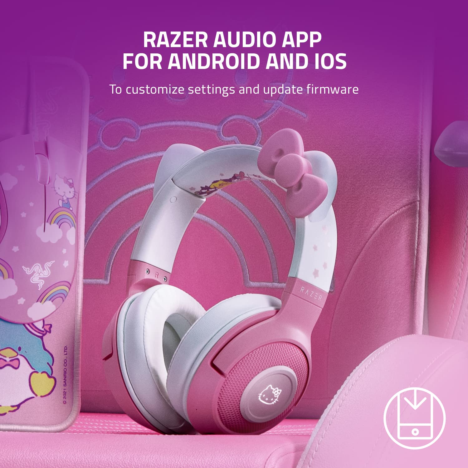 razer-kraken-bt-headset-hello-kitty-friends-edition-bluetooth-5-0-40mm-drivers-c image 7