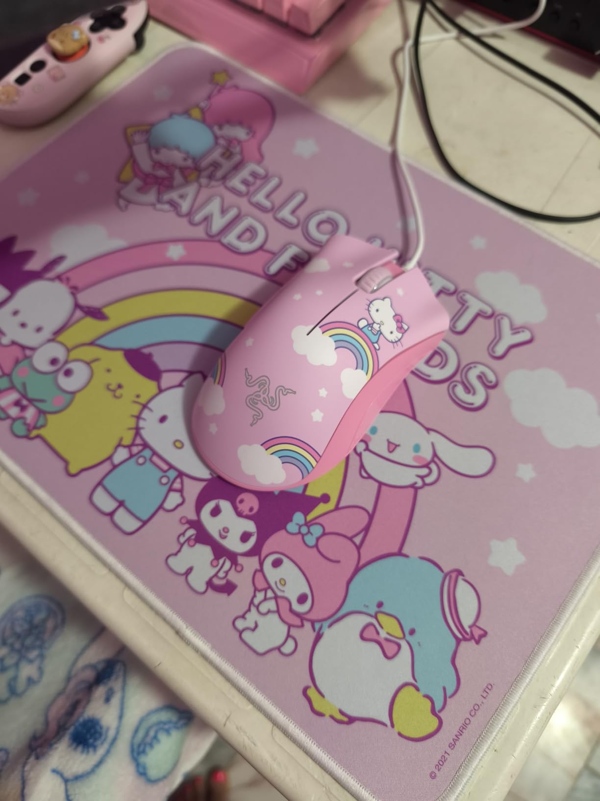 My granddaughter squealed