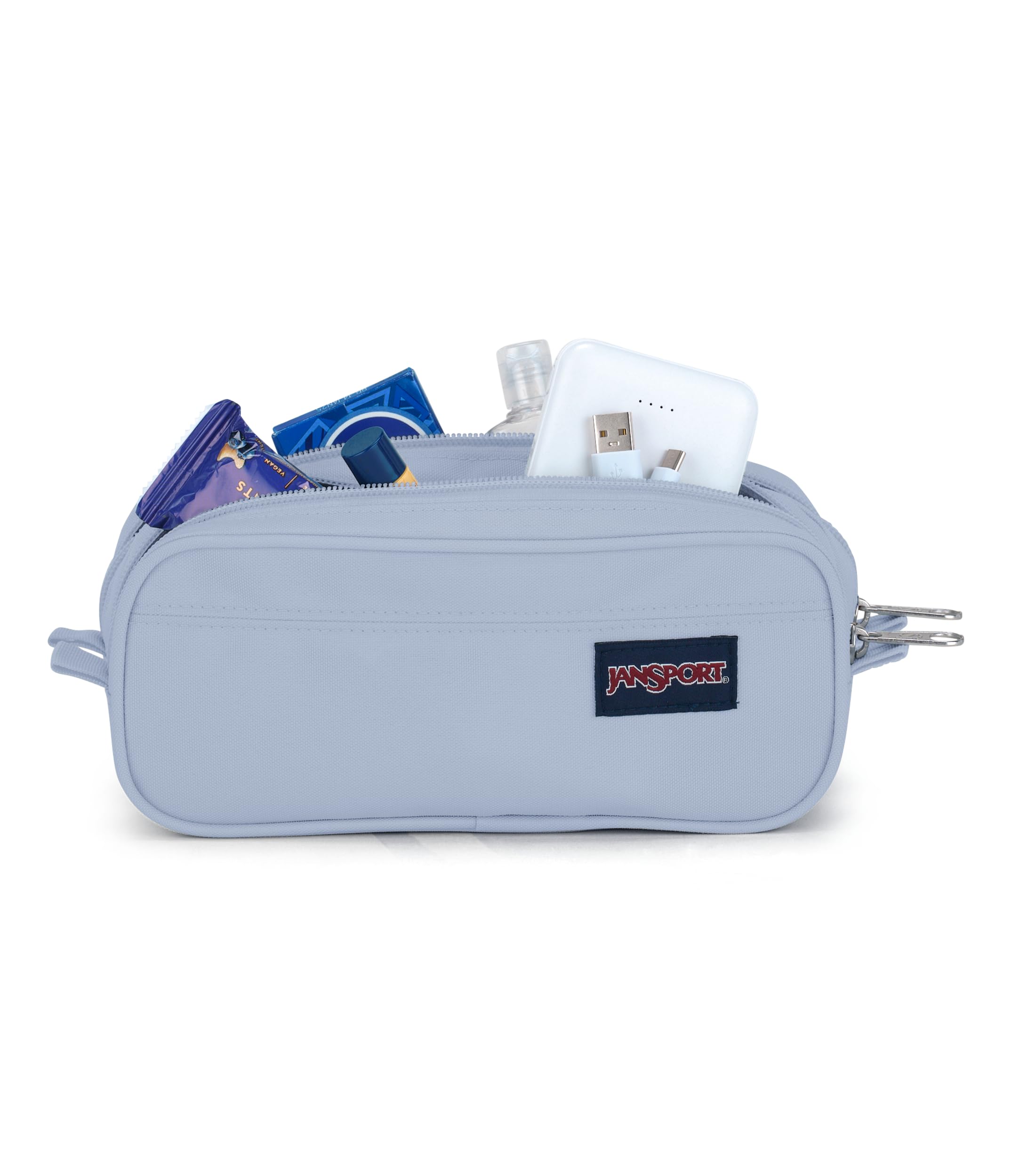 jansport-large-accessory-pouch-1-3l-dual-zip-travel-organizer-for-pens-power-cor image 4