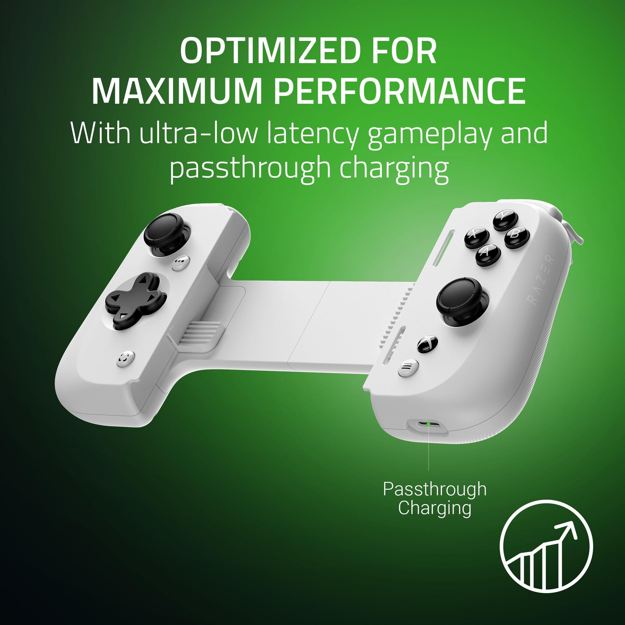 razer-kishi-v2-mobile-gaming-controller-for-iphone-lightning-xbox-edition-white- image 5