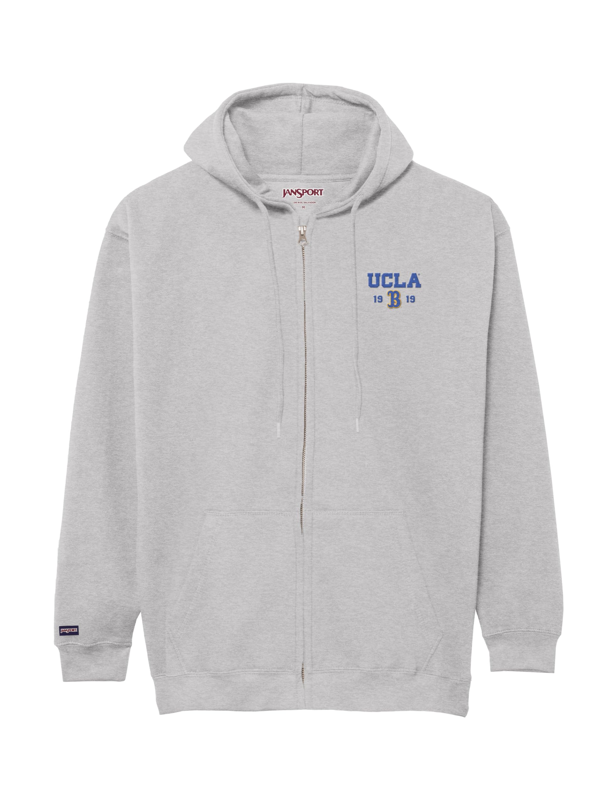 jansport-ncaa-officially-licensed-rival-full-zip-hoodie-unisex-long-sleeve-sweat image 1