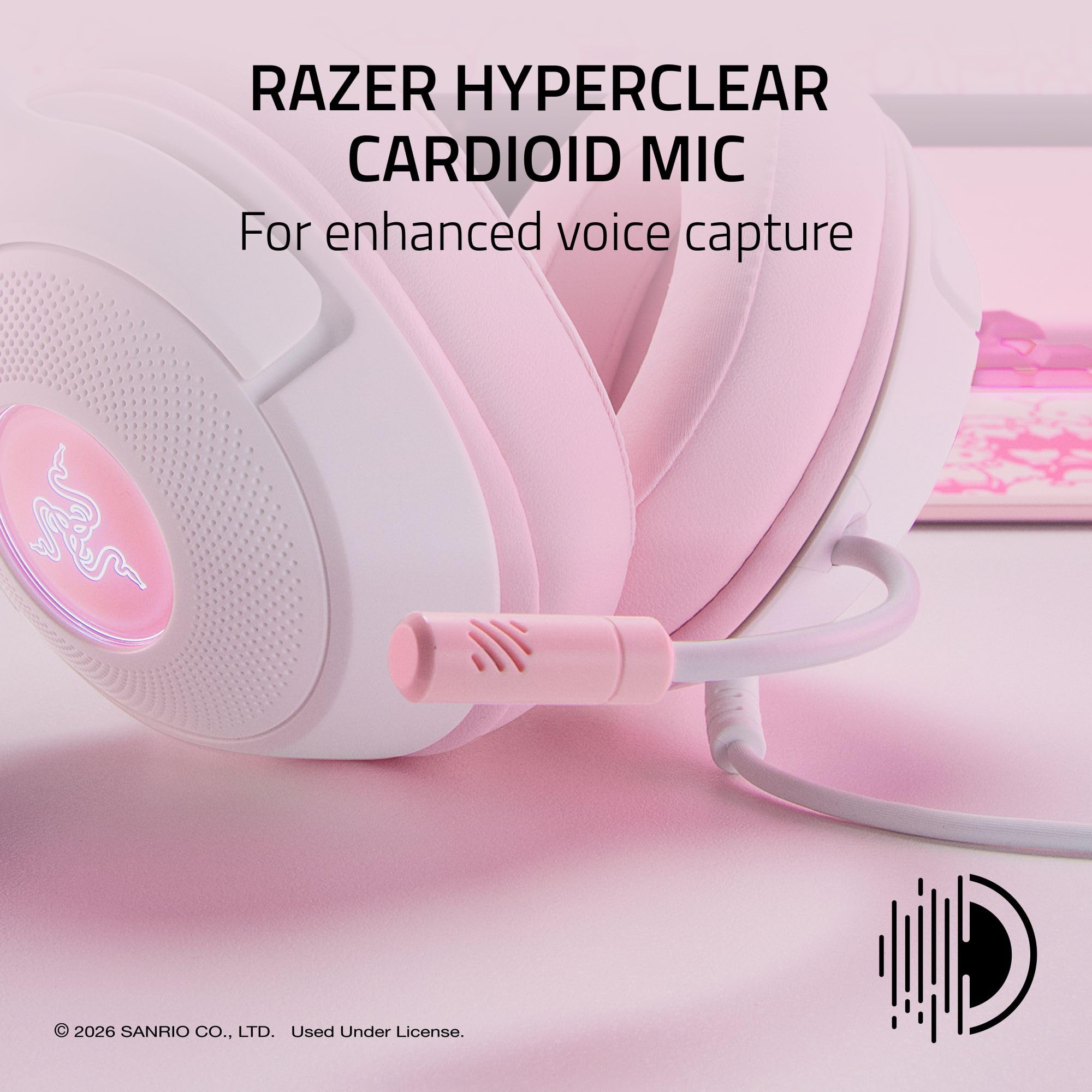 razer-kraken-kitty-v2-usb-wired-gaming-headset-hello-kitty-edition-stream-reacti image 4