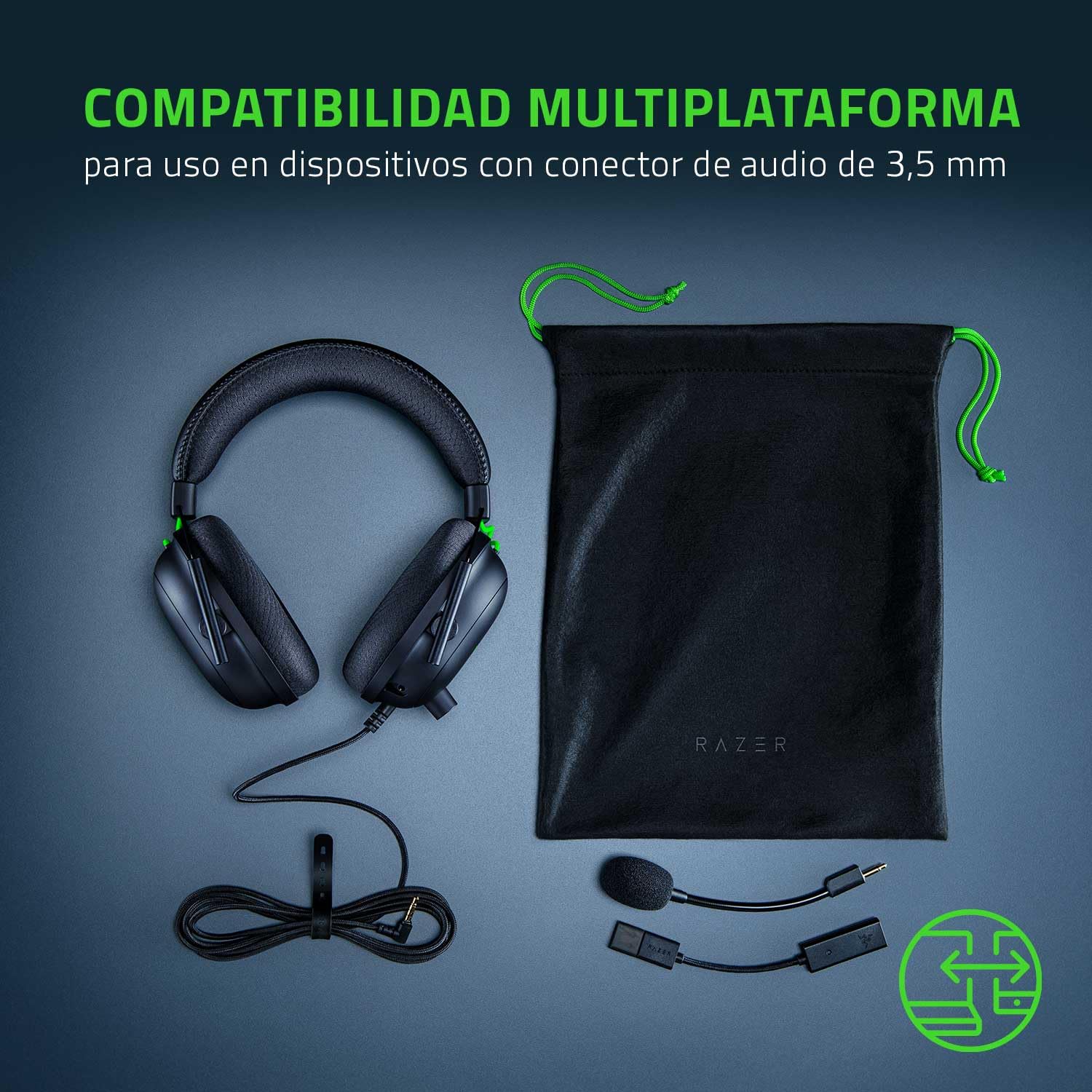 razer-blackshark-v2-wired-gaming-headset-thx-7-1-spatial-surround-sound-50mm-tri image 7