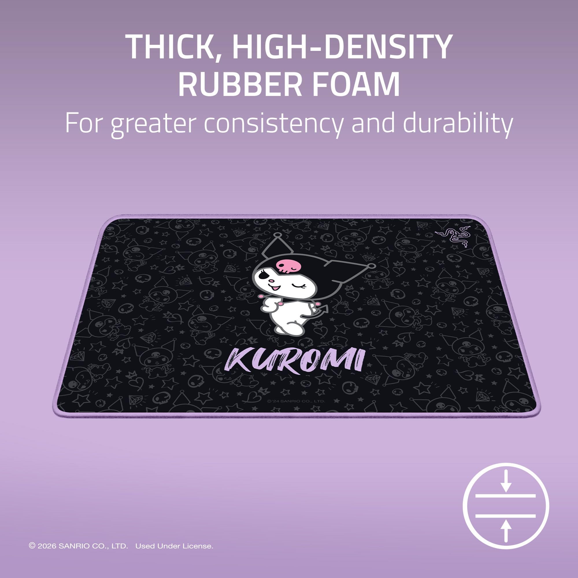 razer-goliathus-gaming-mousepad-kuromi-edition-medium-10-x-13-98-micro-textured- image 3