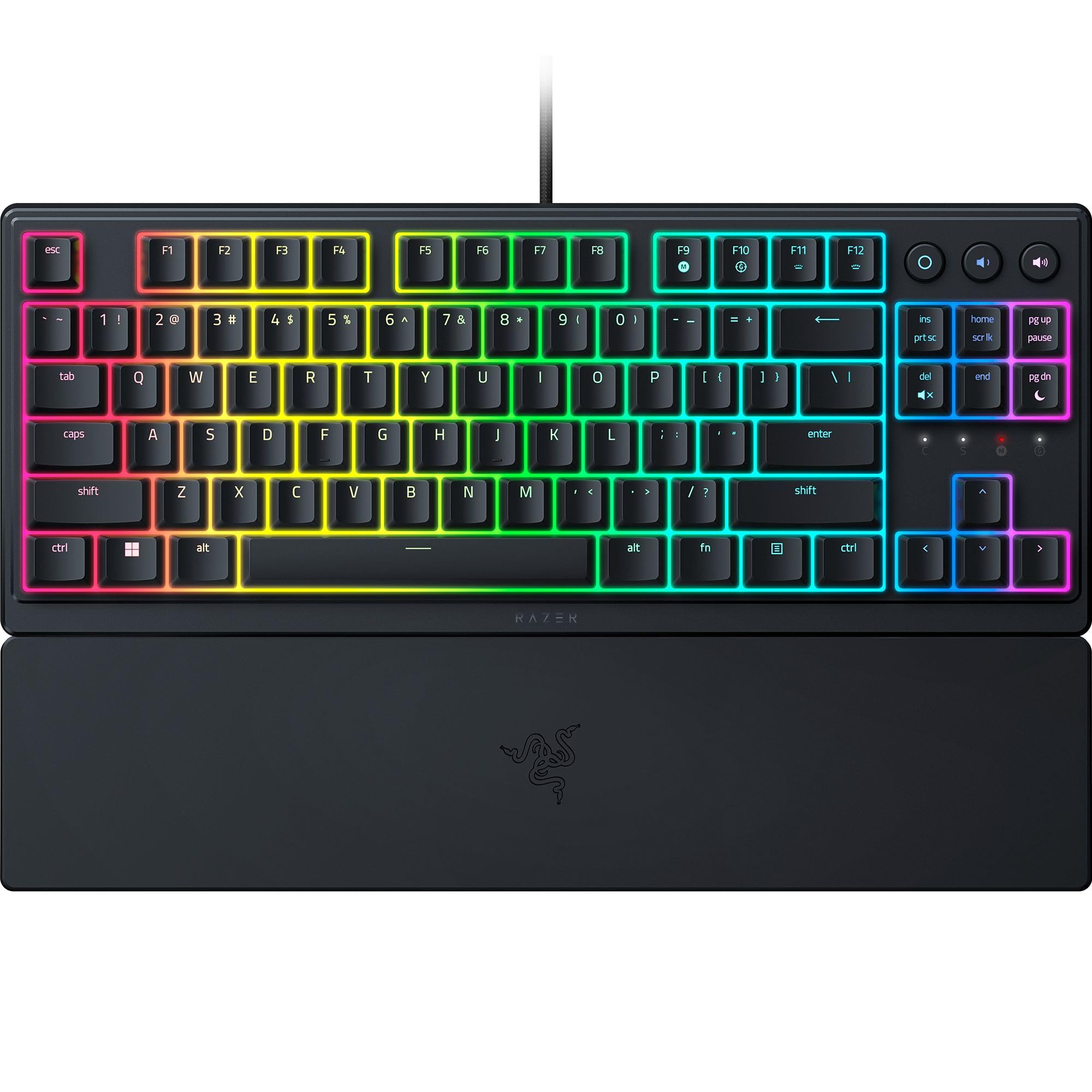 razer-ornata-v3-tkl-gaming-keyboard-low-profile-mecha-membrane-8-zone-chroma-rgb image 1