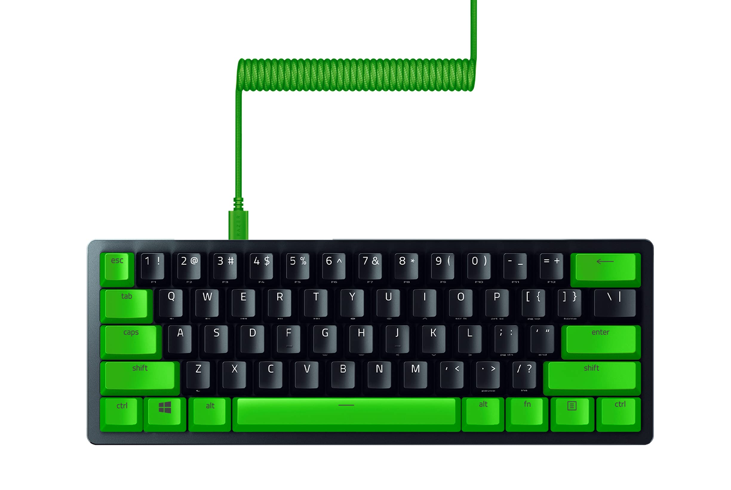 razer-huntsman-mini-60-gaming-keyboard-clicky-optical-black-pbt-keycap-coiled-ca image 8