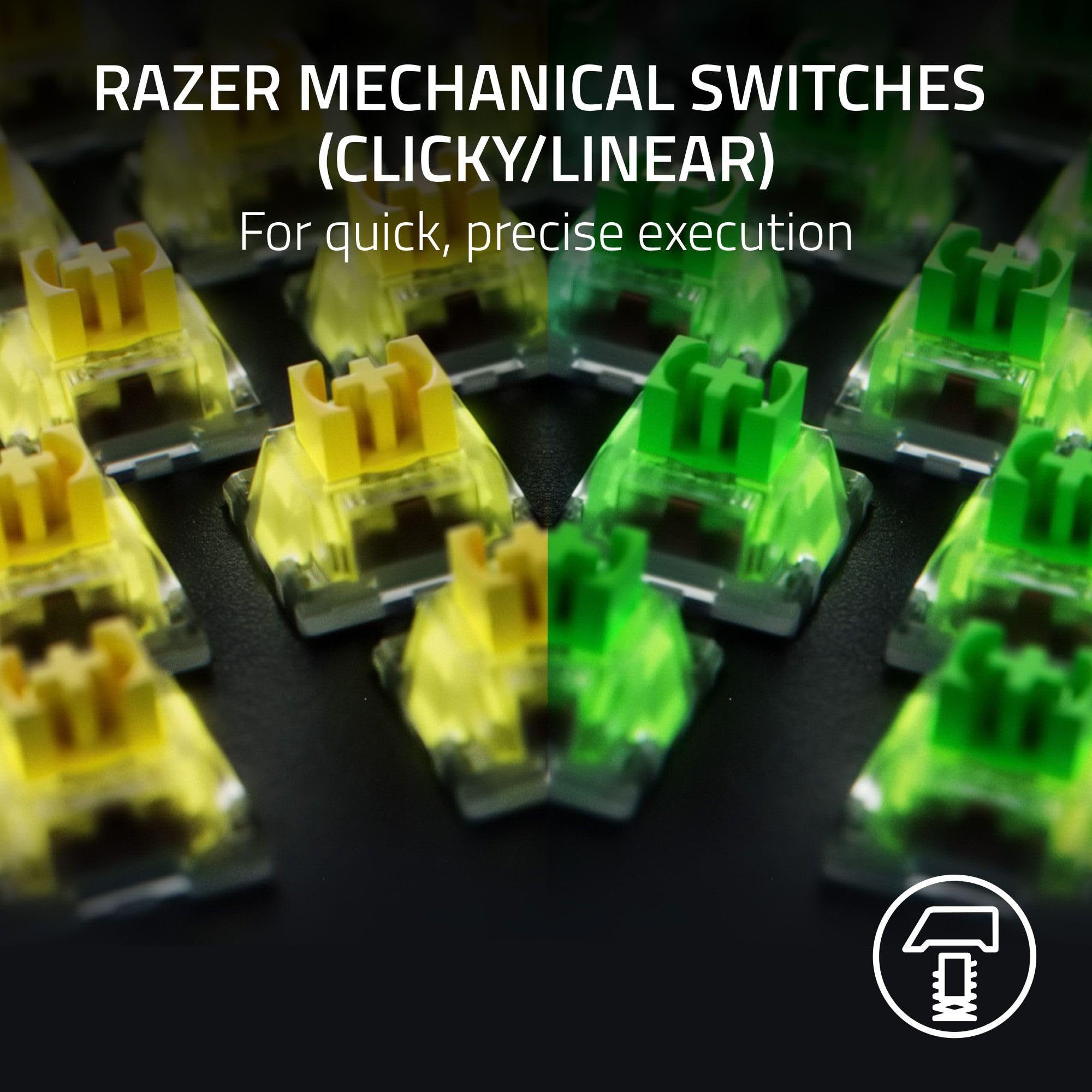 razer-blackwidow-v4-mechanical-gaming-keyboard-yellow-linear-silent-switches-chr image 2