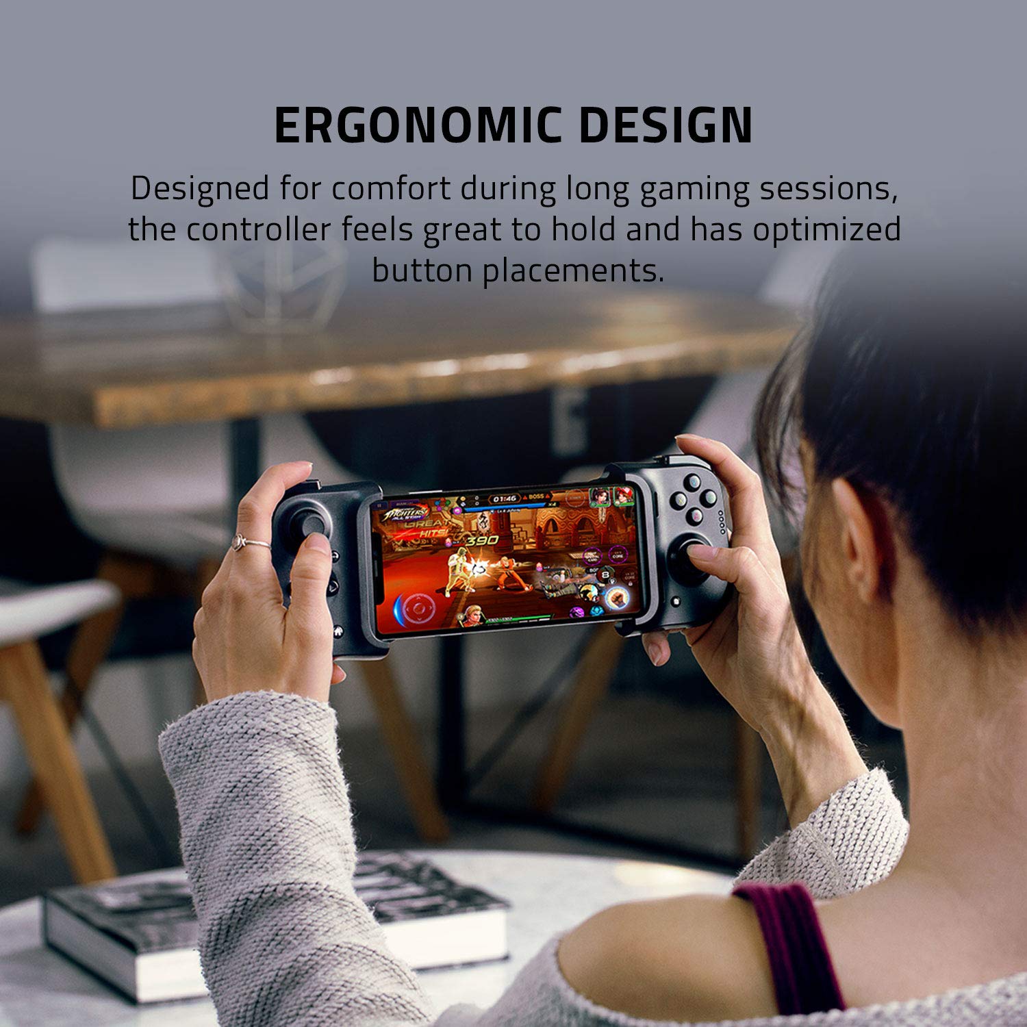 razer-kishi-mobile-gaming-controller-gamepad-for-iphone-lightning-mfi-certified- image 5