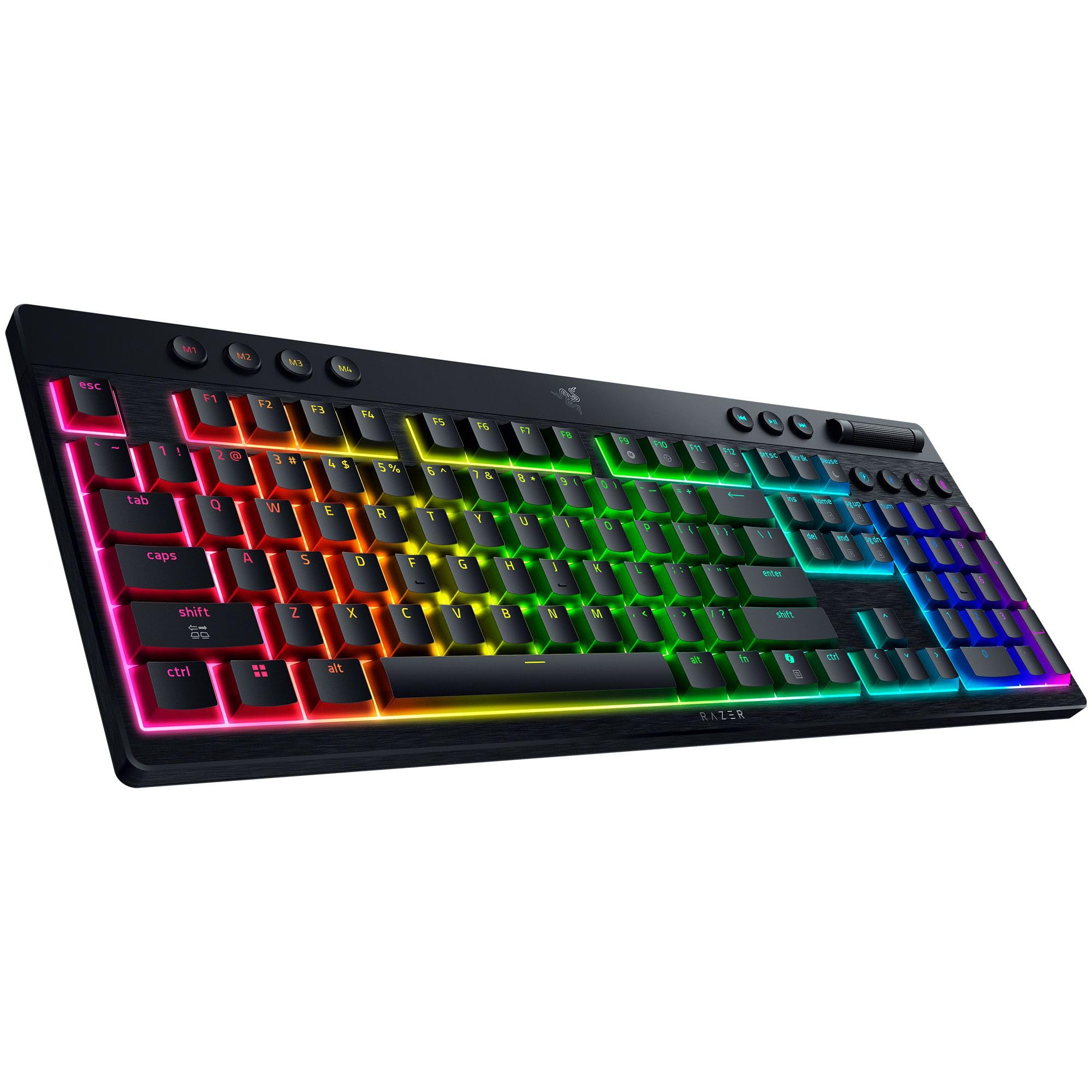 razer-blackwidow-v4-low-profile-hyperspeed-wireless-gaming-keyboard-green-mechan image 8